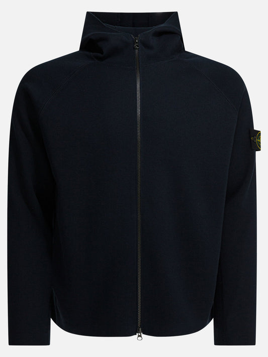Full zip sweatshirts Logo  Blue - Stone Island Men | PLP | VIETTI Online Store 
