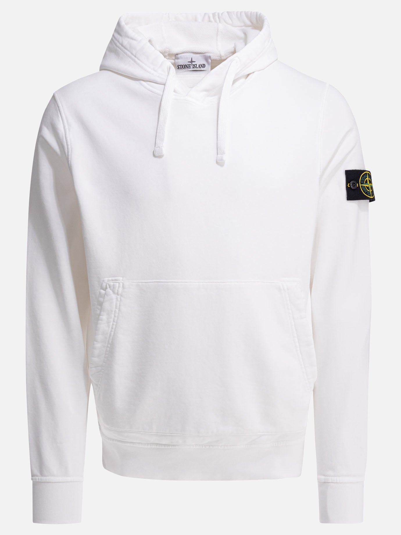 Hoodies Logo  White - Stone Island Men | PDP | VIETTI Online Store | thumbnail