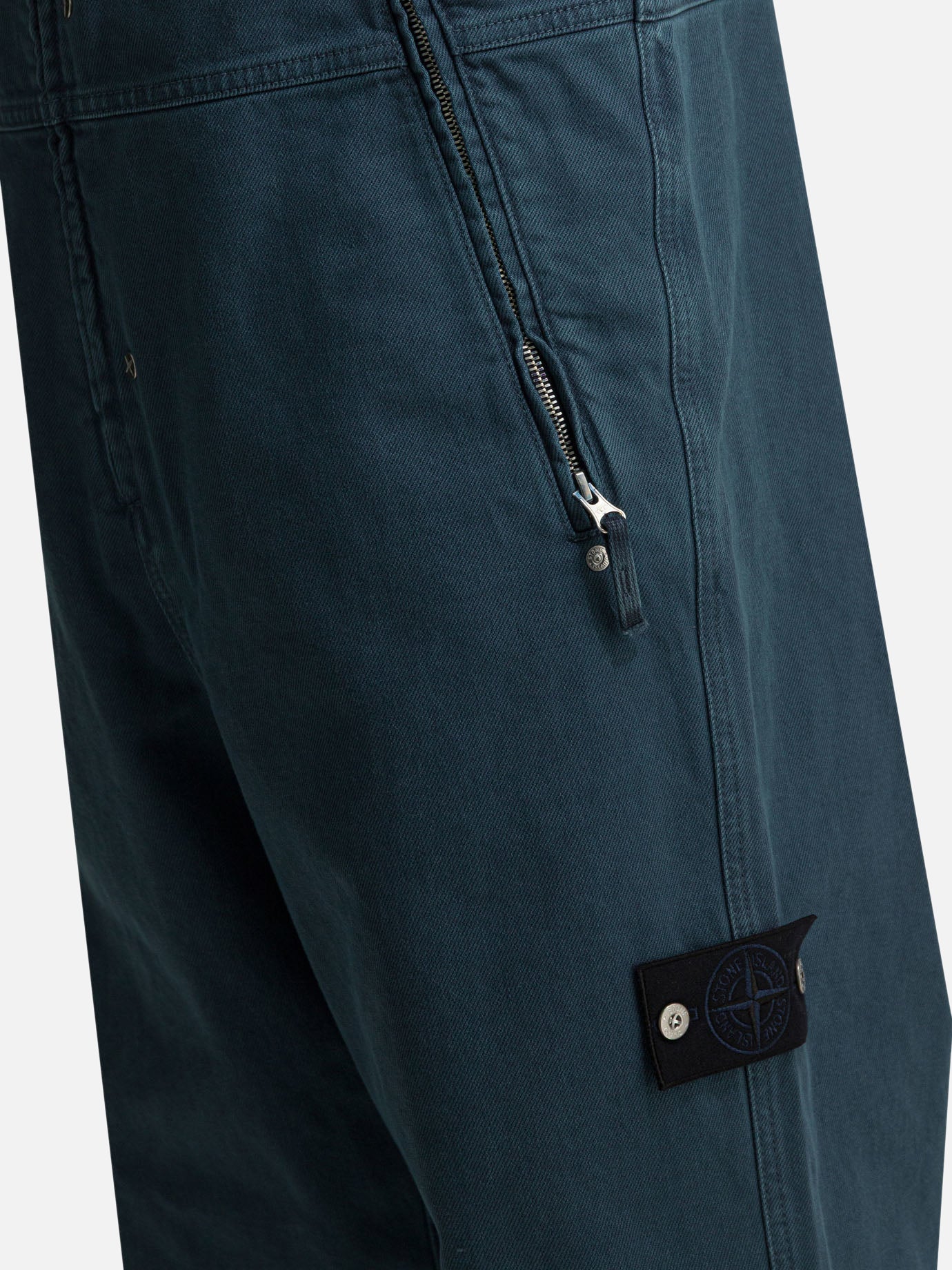 Straight-leg jeans 100% cotton  Blue - Stone Island Men | PDP | VIETTI Online Store | thumbnail_4