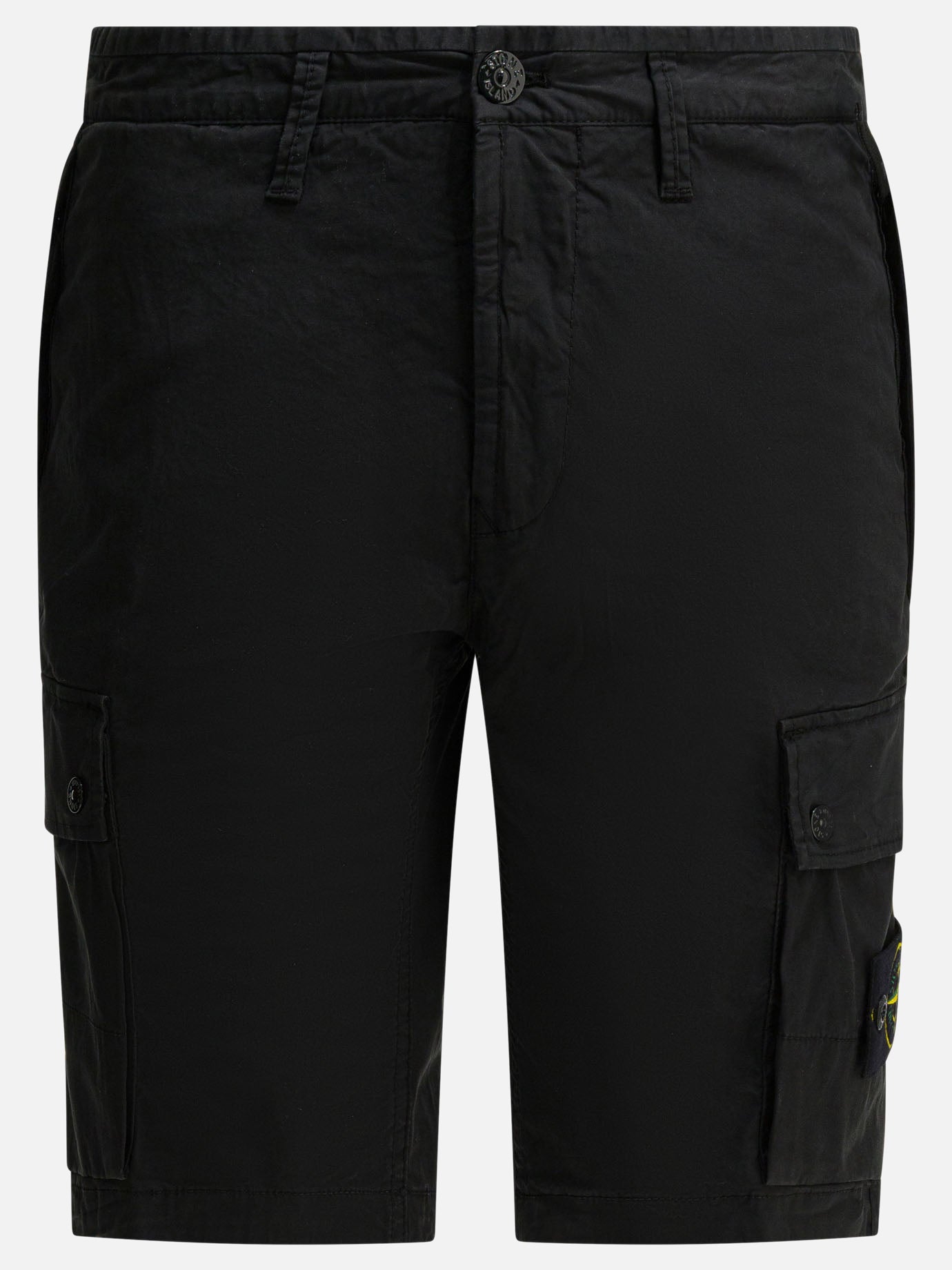 Cargo shorts Logo  Black - Stone Island Men | PDP | VIETTI Online Store | thumbnail