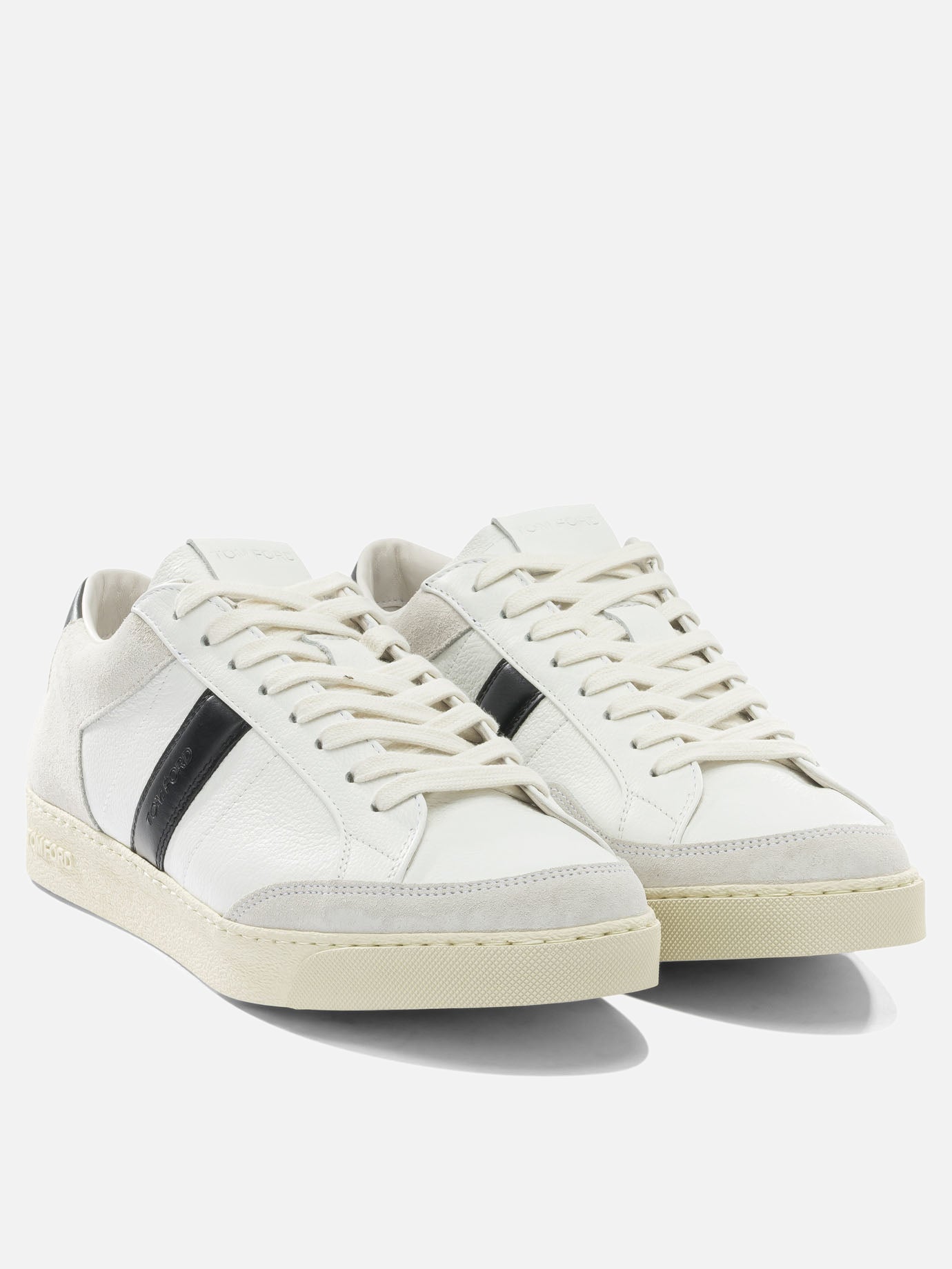 Low top sneakers 100% leather - 100% rubber  White - Tom Ford Men | PDP | VIETTI Online Store | thumbnail_2