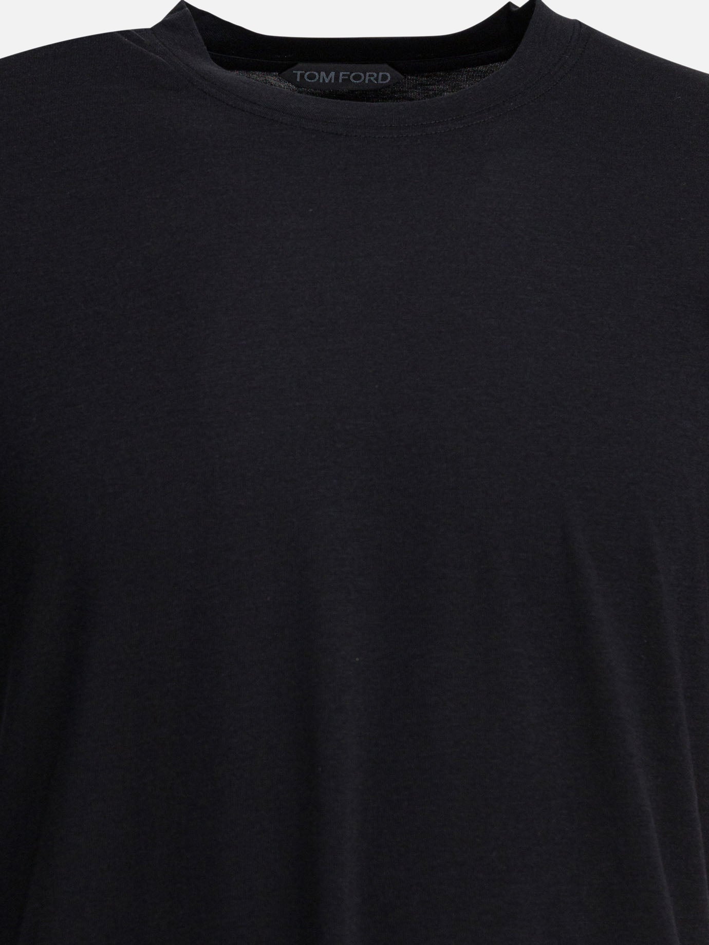 Crewneck t-shirts Solid colour  Black - Tom Ford Men | PDP | VIETTI Online Store | thumbnail_3