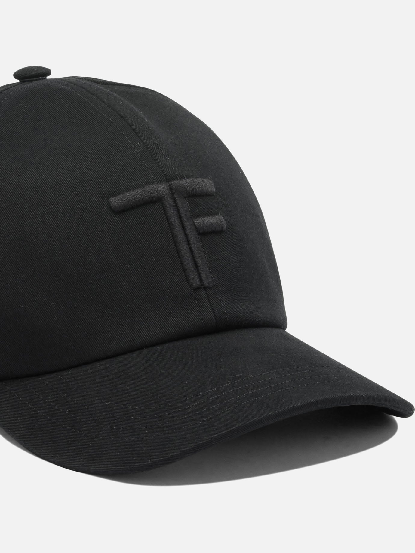 Baseball caps 100% cotton - Other fabric: 100% calf leather  Black - Tom Ford Men | PDP | VIETTI Online Store | thumbnail_4
