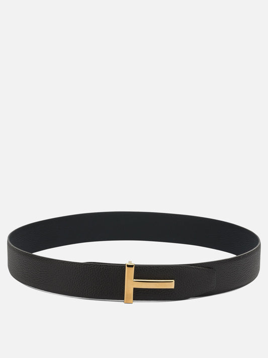 Leather belts 100% calf leather - 100% calf leather  Brown - Tom Ford Men | PLP | VIETTI Online Store 
