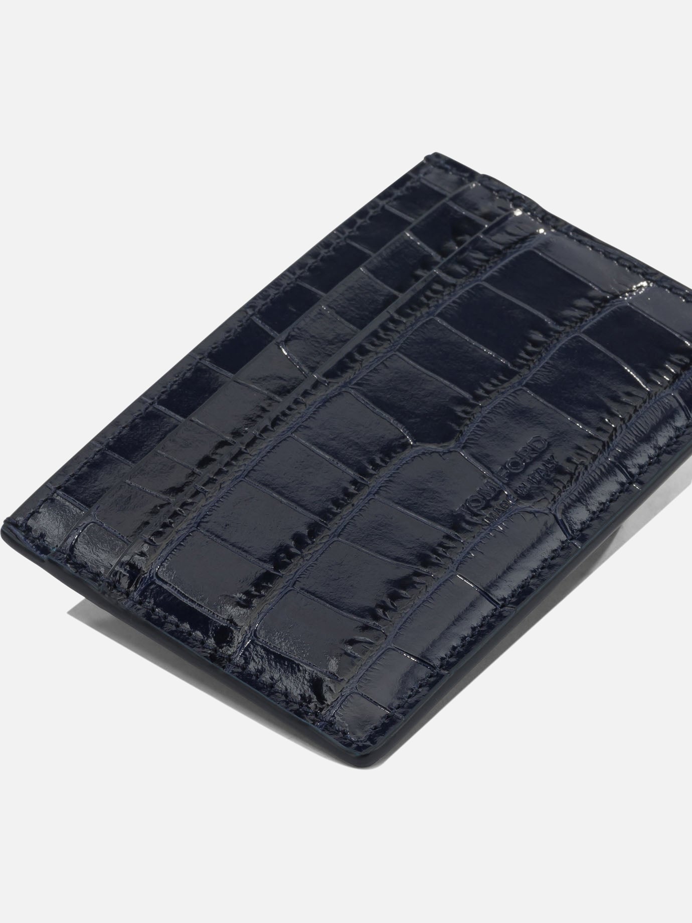 Card holders 100% calf leather  Blue - Tom Ford Men | PDP | VIETTI Online Store | thumbnail_4