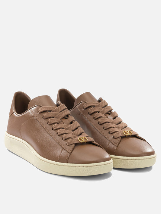 Low top sneakers 100% calf leather - 100% rubber  Brown - Valentino Garavani Men | PDP | VIETTI Online Store | 2
