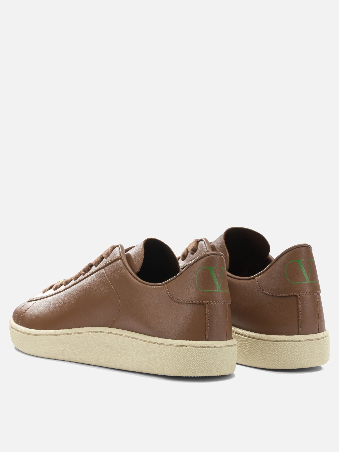 Low top sneakers 100% calf leather - 100% rubber  Brown - Valentino Garavani Men | PDP | VIETTI Online Store | thumbnail_4