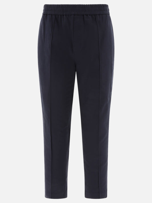 Leisure trousers 100% cotone organico  Blue - A.P.C. Men | PLP | VIETTI Online Store 
