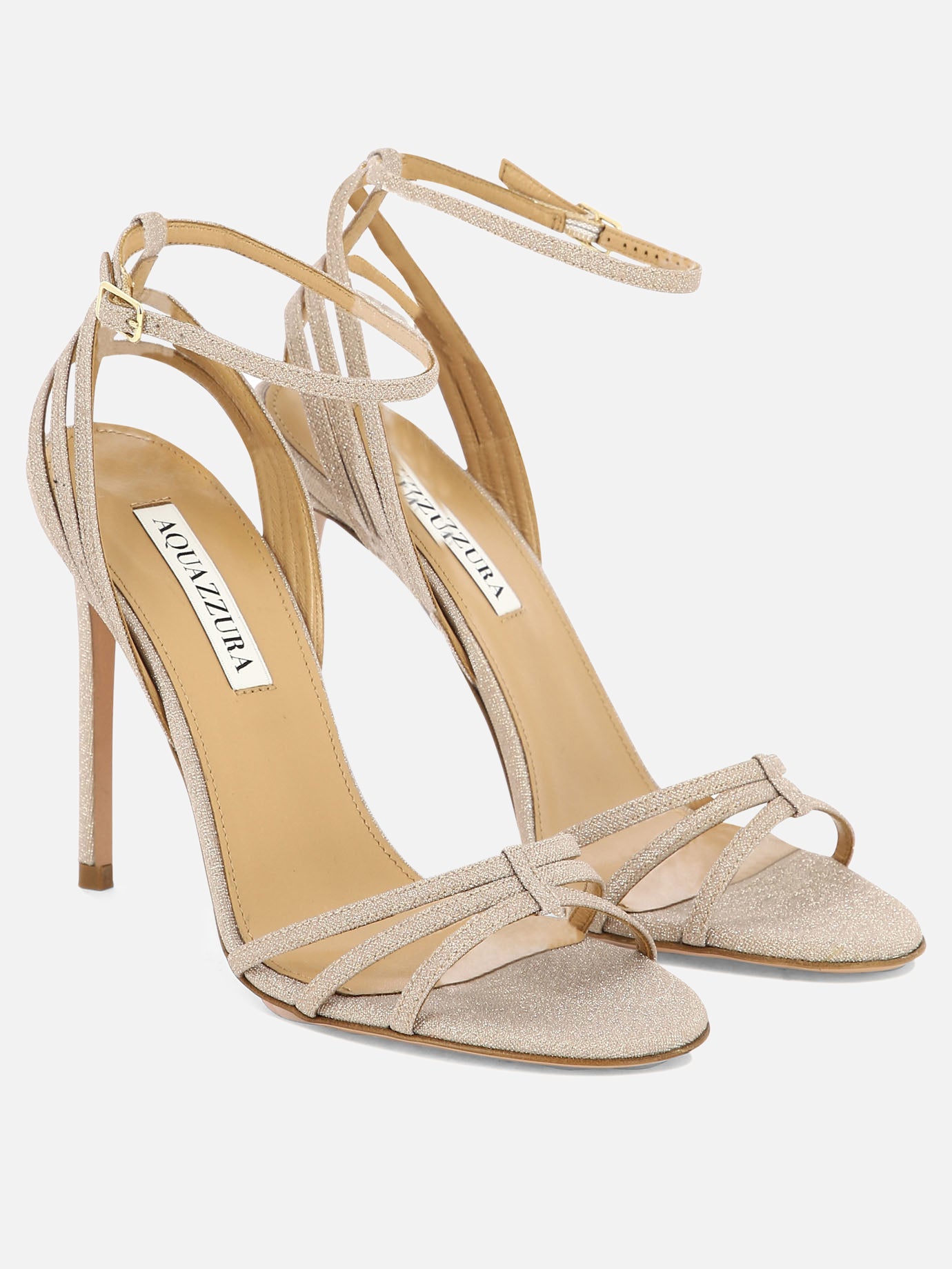 Heeled sandals 62% poliuretano 38% poliammide - 100% cuoio  Pink - Aquazzura Women | PDP | VIETTI Online Store | Zoom-Modal_2
