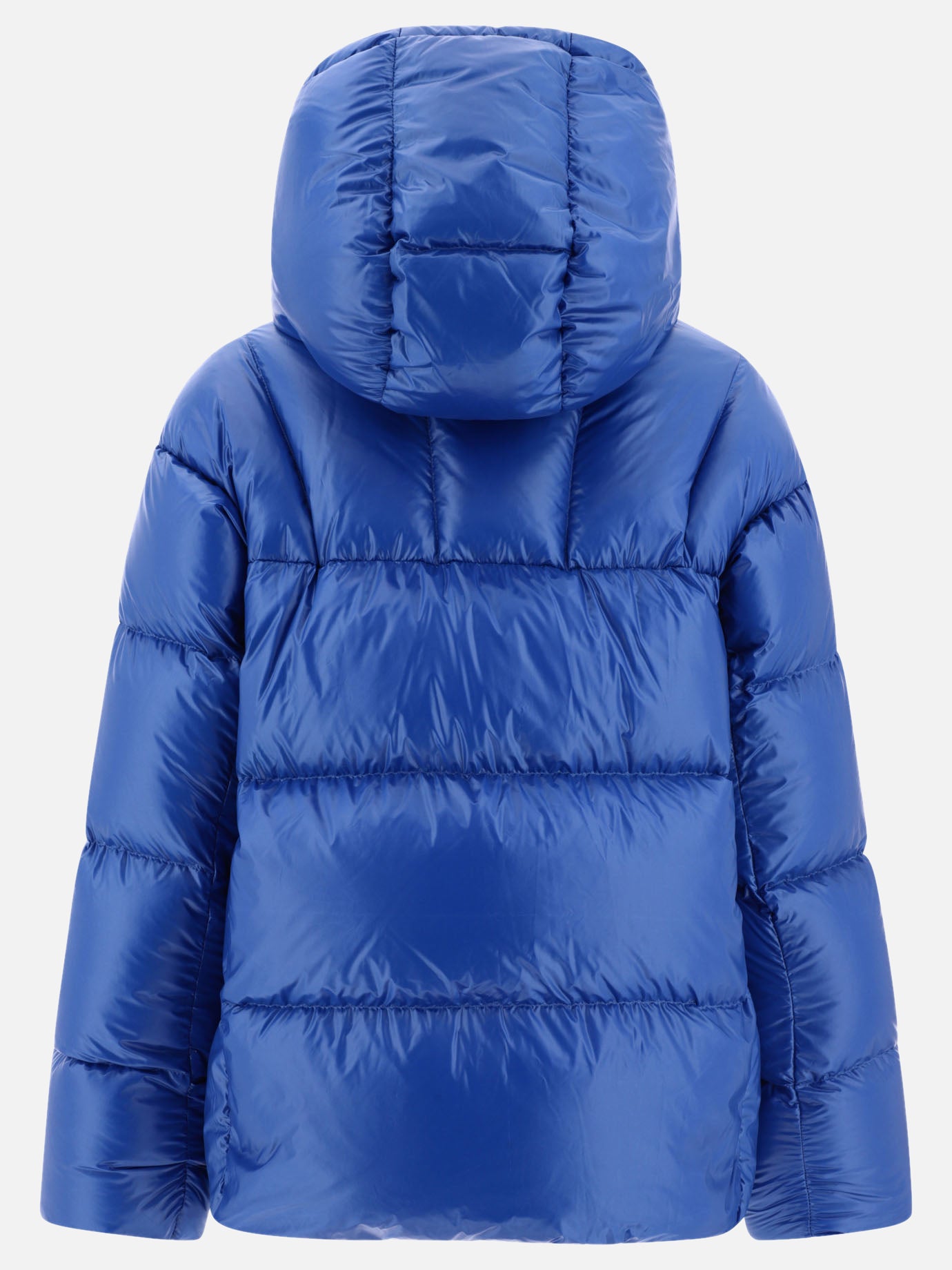 Down jackets 100% polyamide - Padding: down and feathers  Blue - Aspesi Women | PDP | VIETTI Online Store | Zoom-Modal_2
