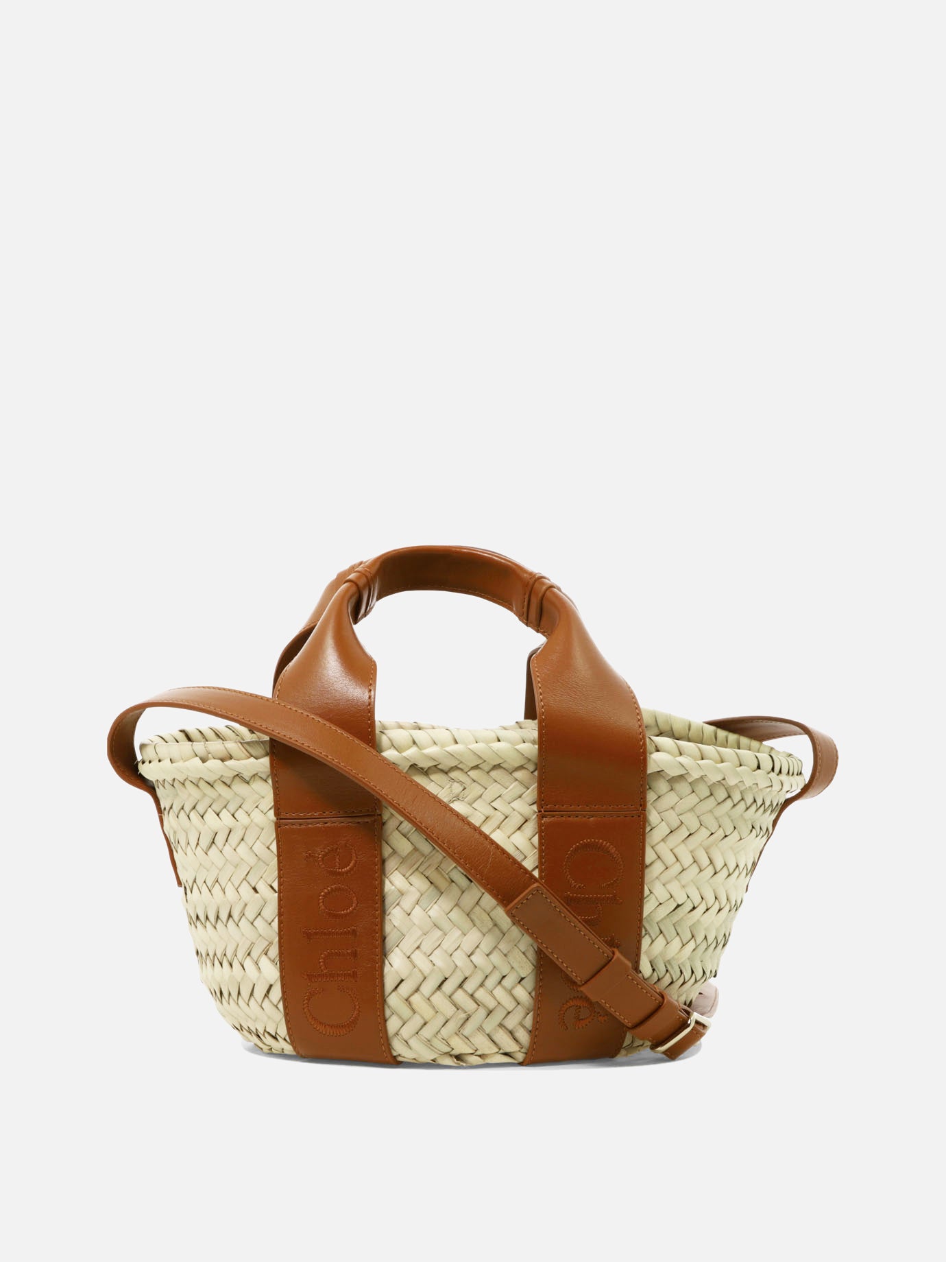 Small bags 70% rafia 30% pelle di vitello  Brown - Chloé Women | PDP | VIETTI Online Store | thumbnail