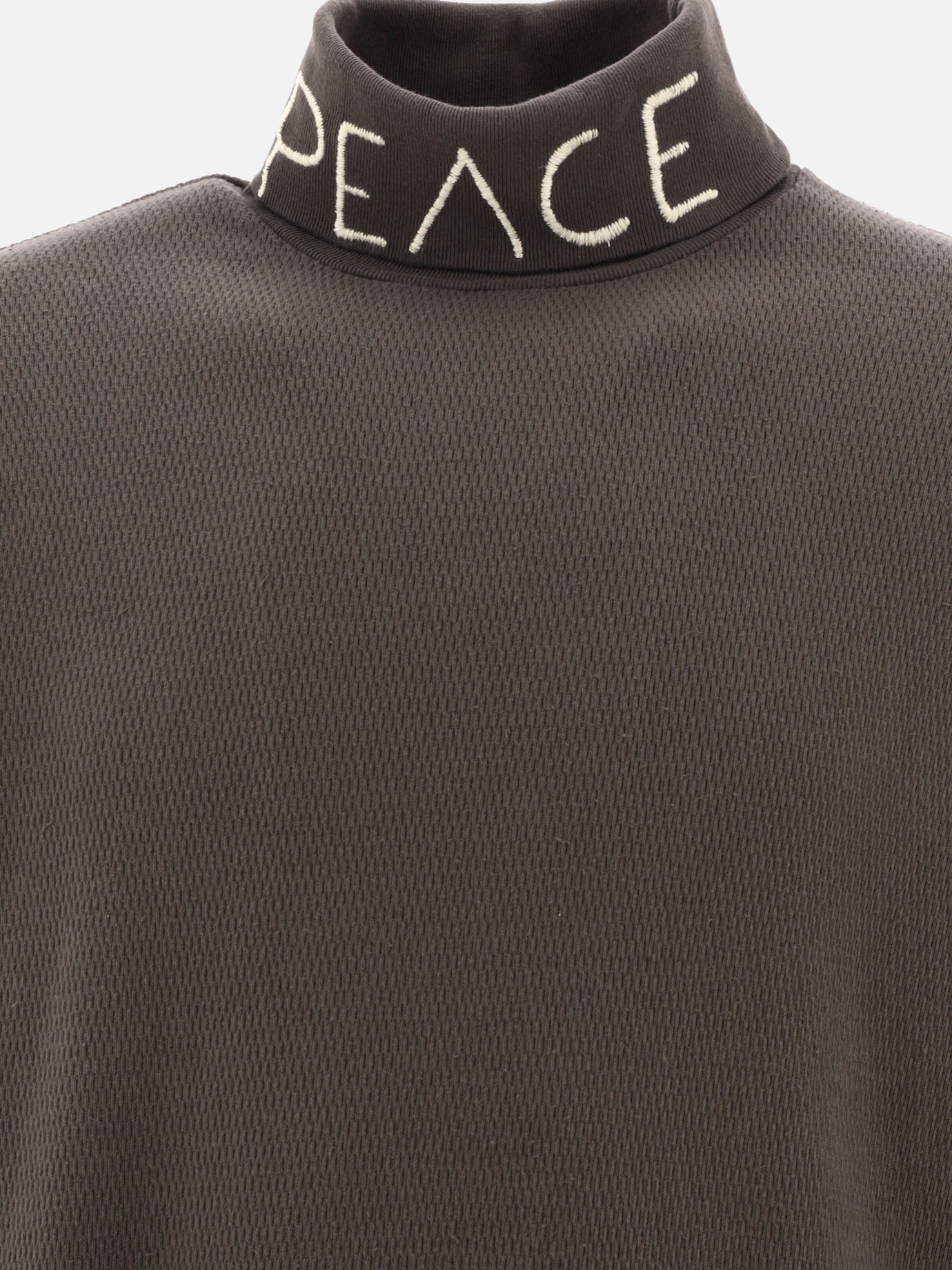 Embroidered turtleneck