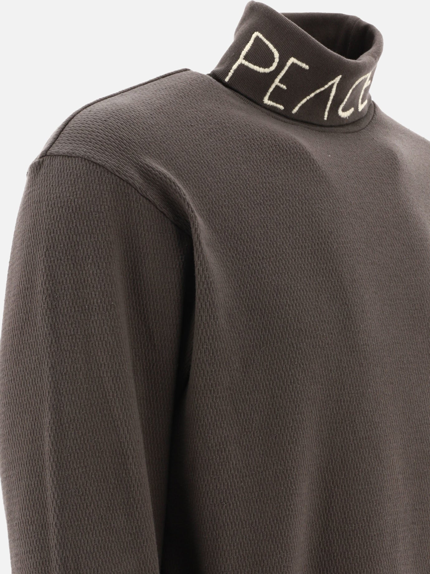 Embroidered turtleneck