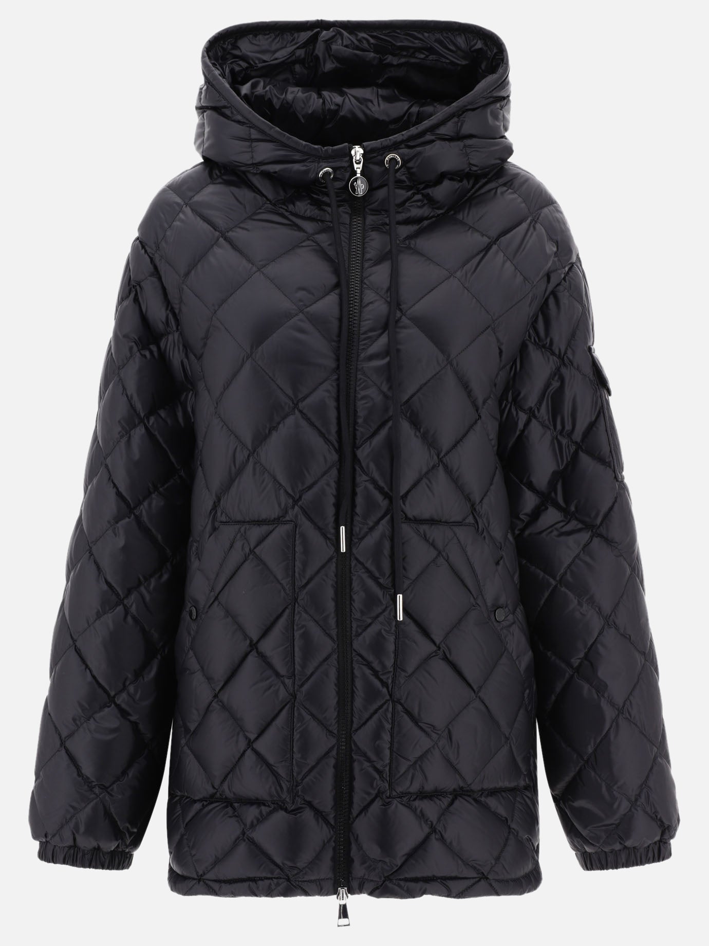 Quilted & Utility Jackets 100% polyamide - Padding: down and feathers  Black - Moncler Women | PDP | VIETTI Online Store | Zoom-Modal
