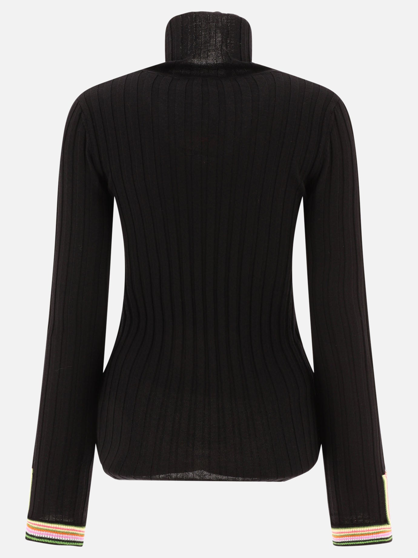 Turtleneck sweaters 100% lana  Black - Etro Women | PDP | VIETTI Online Store | thumbnail_2