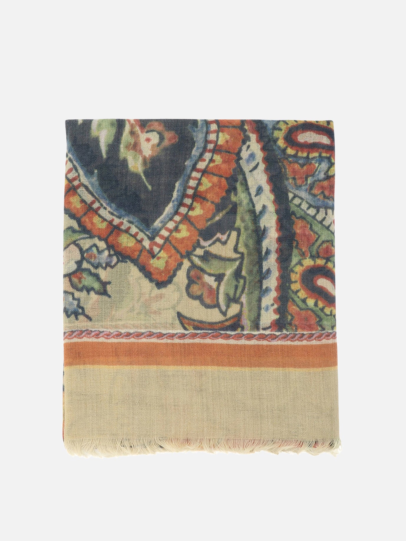 Classic scarves 100% cashmere  Beige - Etro Women | PDP | VIETTI Online Store | thumbnail