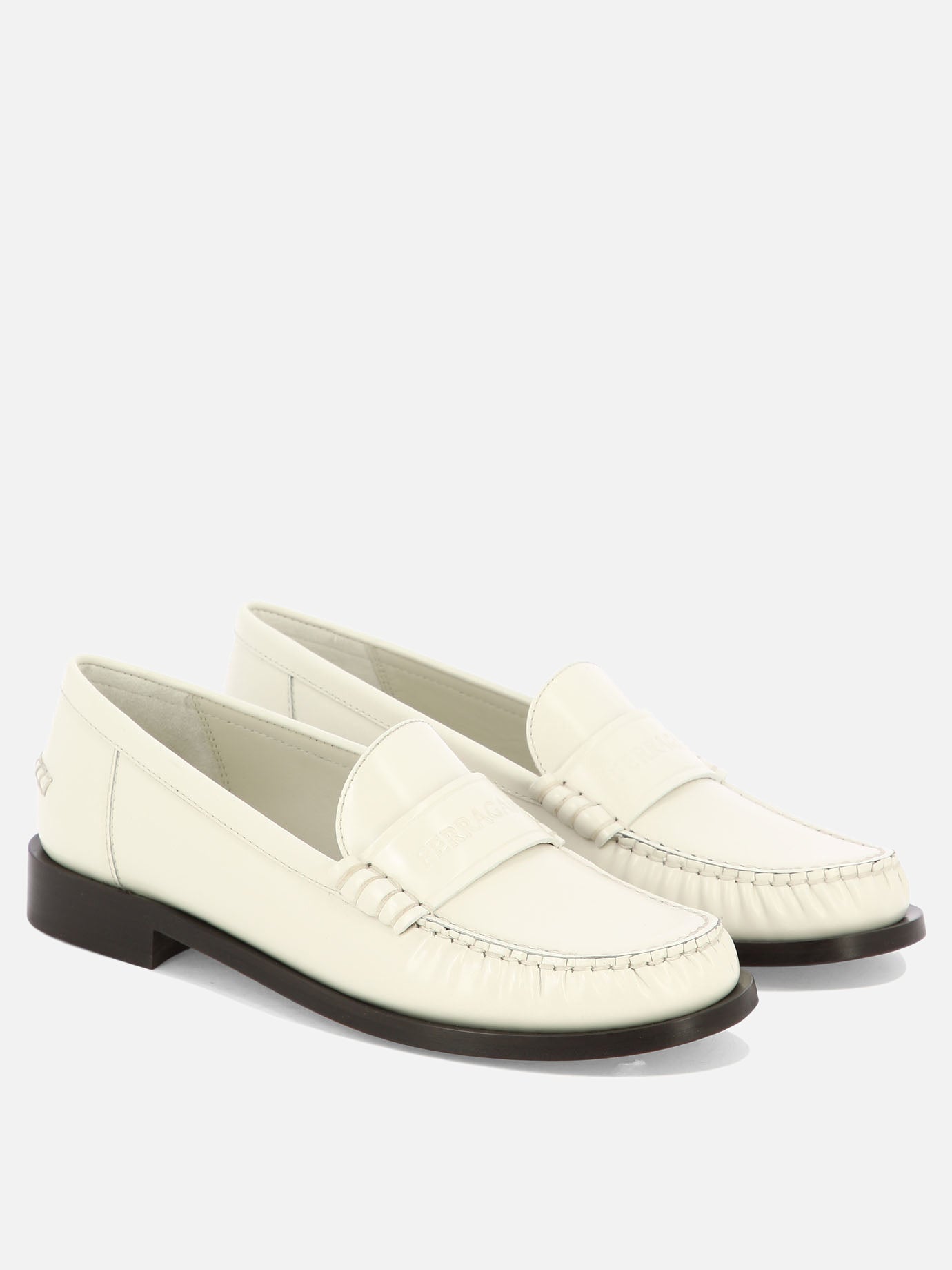 Loafers 0763991  White - Ferragamo Women | PDP | VIETTI Online Store | Zoom-Modal_2
