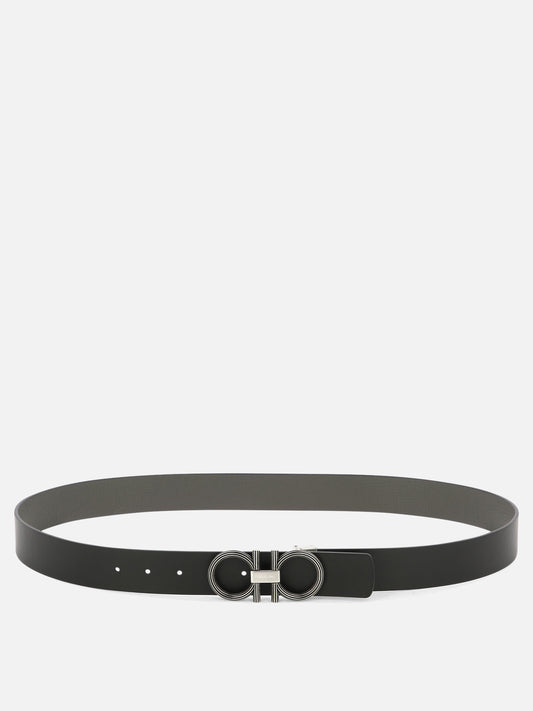 Leather belts 0764849  Grey - Ferragamo Men | PLP | VIETTI Online Store | 2
