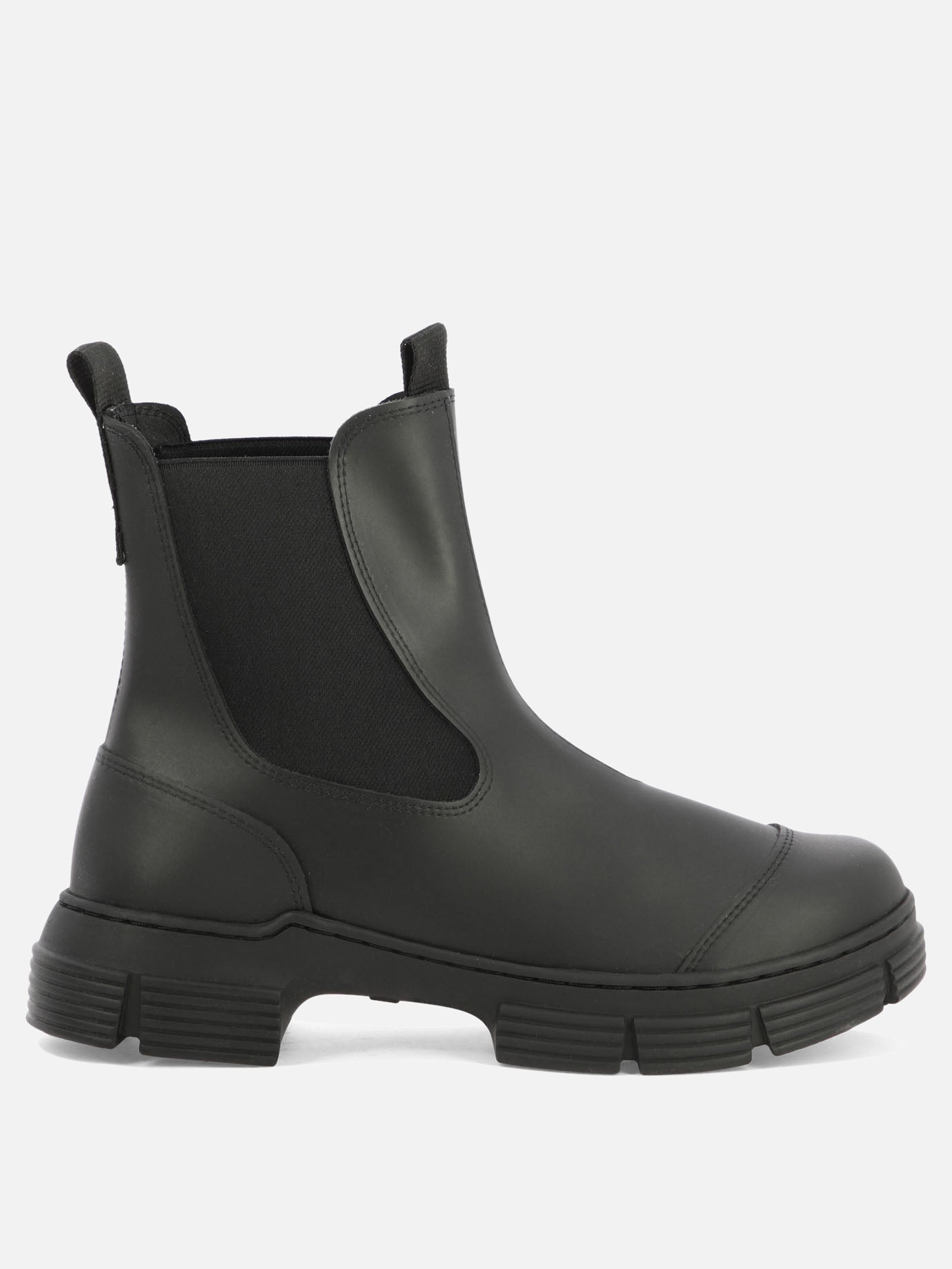 Chelsea boots 100% gomma riciclata - 100% gomma  Black - Ganni Women | PDP | VIETTI Online Store | Zoom-Modal
