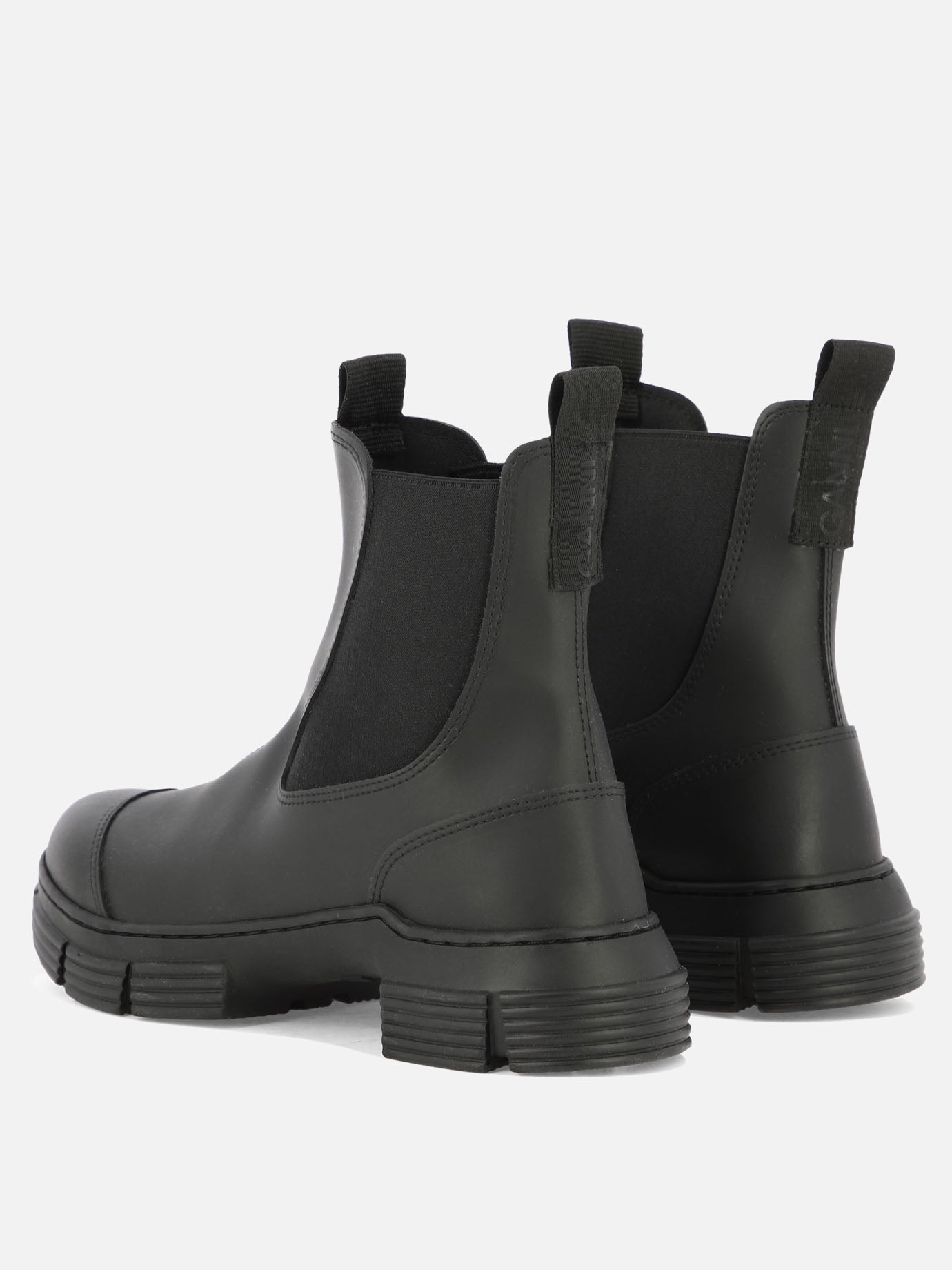 Chelsea boots 100% gomma riciclata - 100% gomma  Black - Ganni Women | PDP | VIETTI Online Store | thumbnail_4