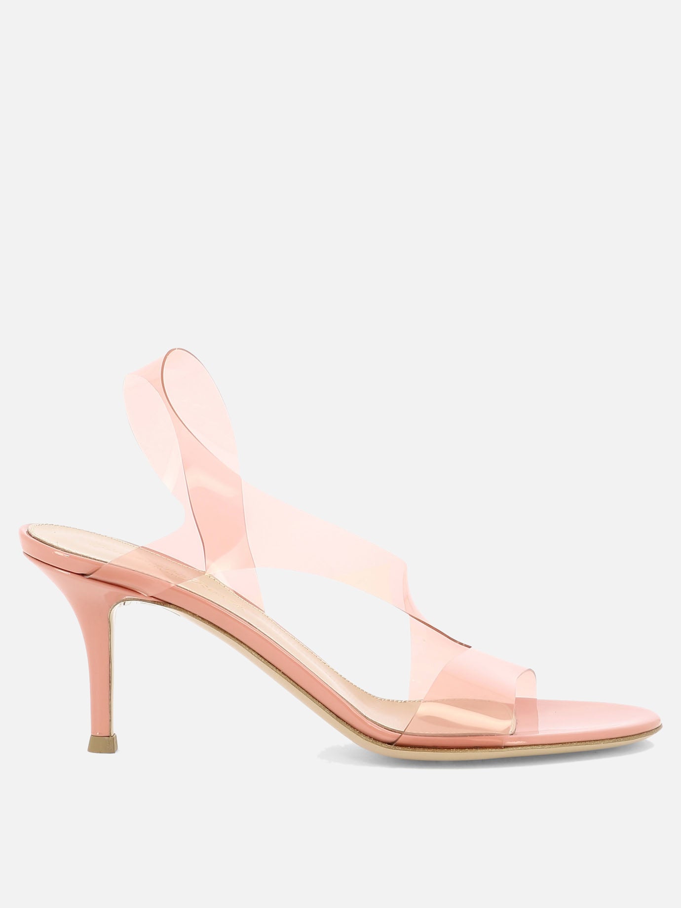 Heeled sandals 100% tpu - 100% cuoio  Pink - Gianvito Rossi Women | PDP | VIETTI Online Store | thumbnail