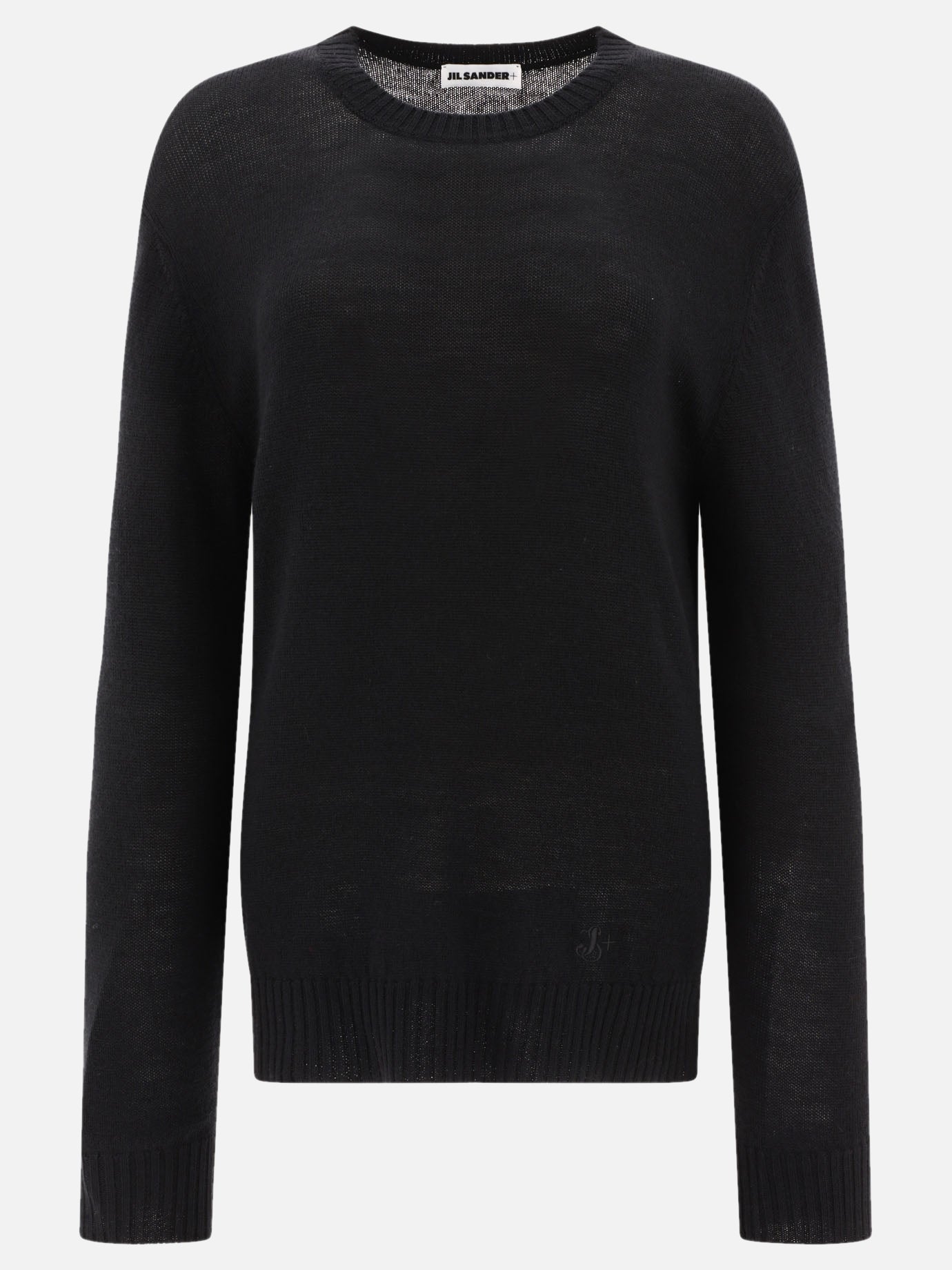 Crewneck sweaters 100% lana  Black - Jil Sander Women | PDP | VIETTI Online Store | thumbnail