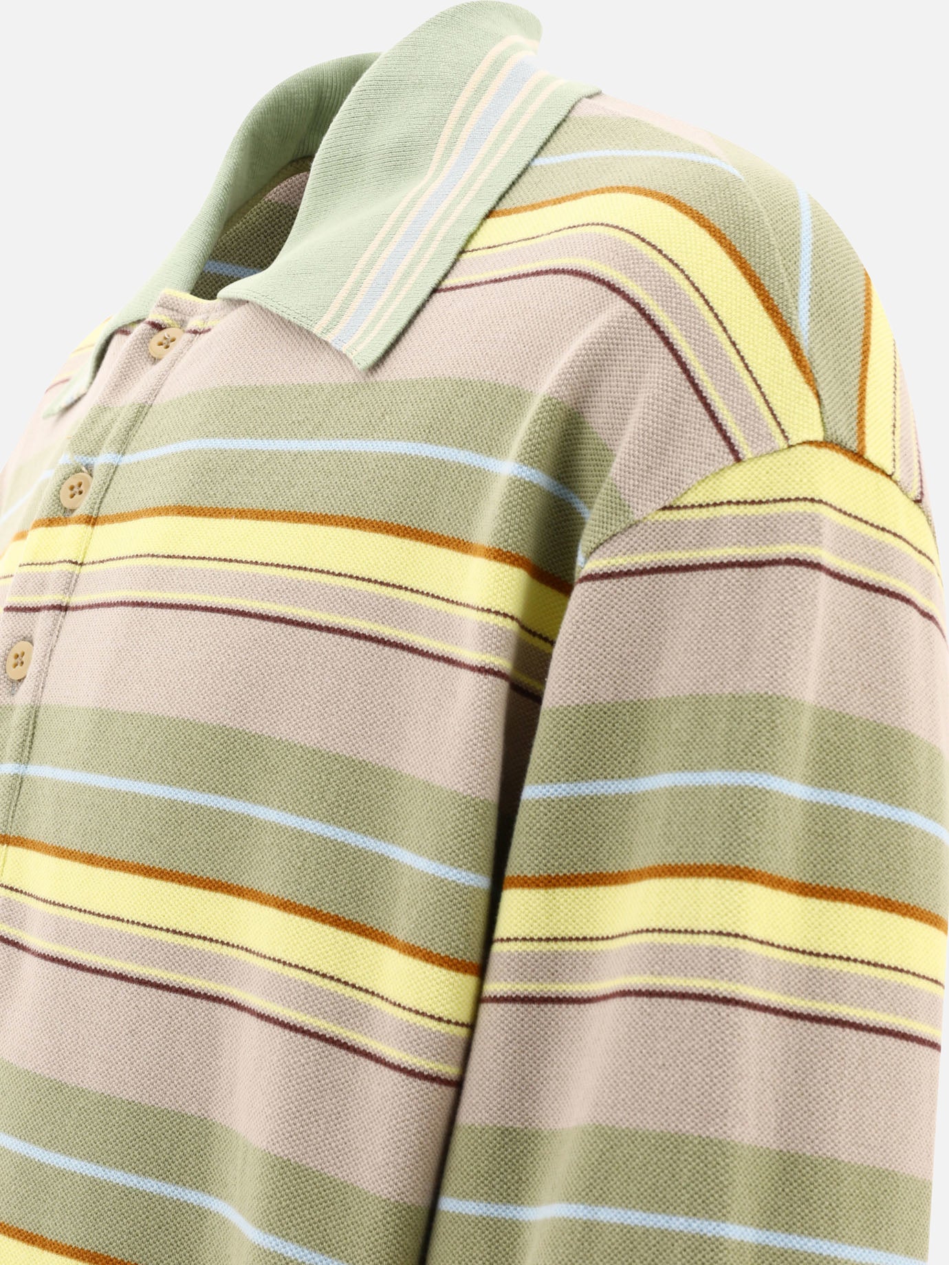KAPITAL &quot;Multi-border Kanoko BOX&quot; polo shirt 15591430_4 Green thumbnail_4