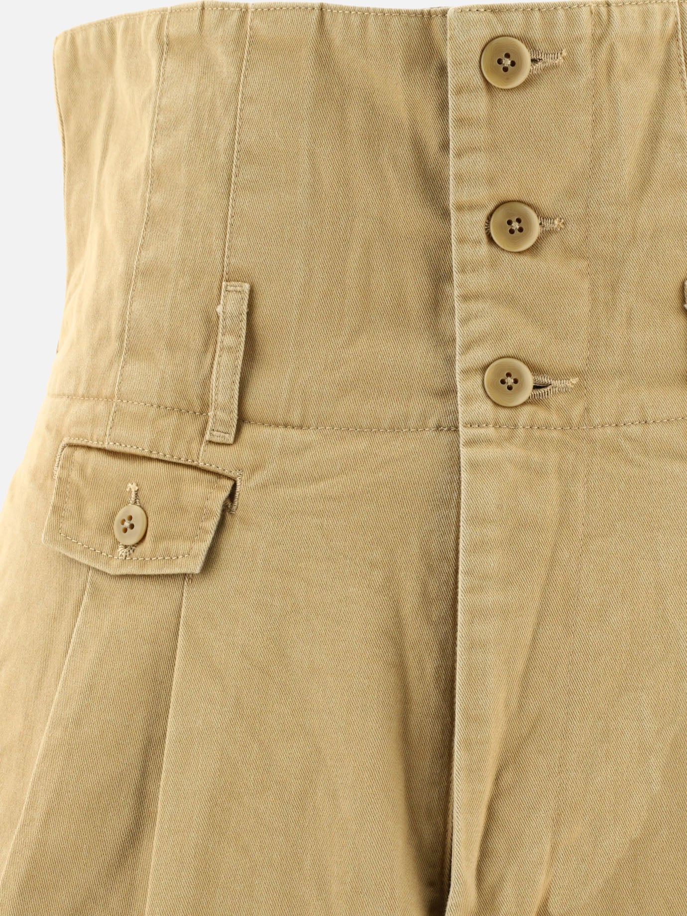 Formal shorts 100% cotone  Beige - KAPITAL Men | PDP | VIETTI Online Store | thumbnail_3