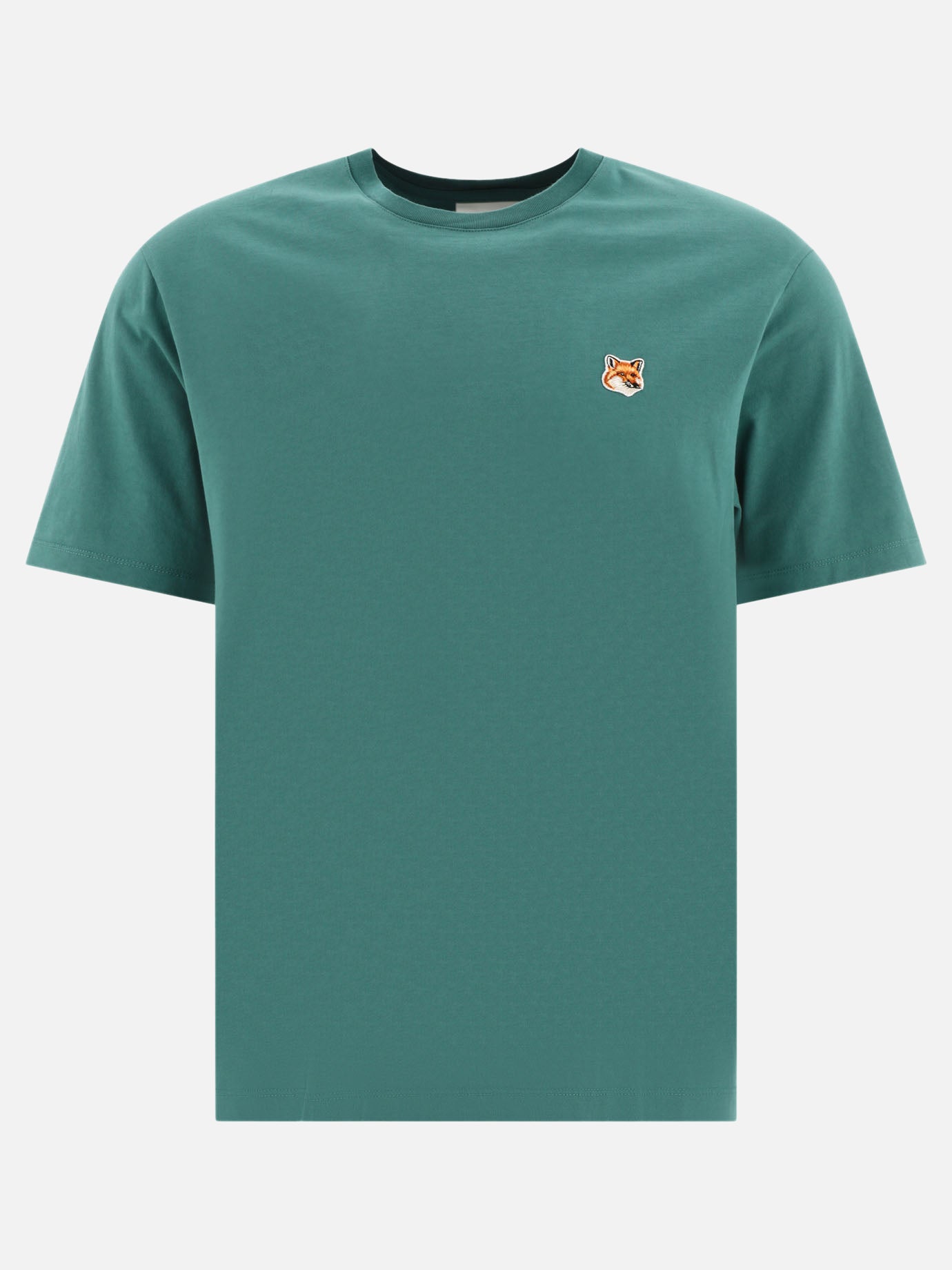 Crewneck t-shirts 100% cotton  Green - Maison Kitsuné Men | PDP | VIETTI Online Store | thumbnail