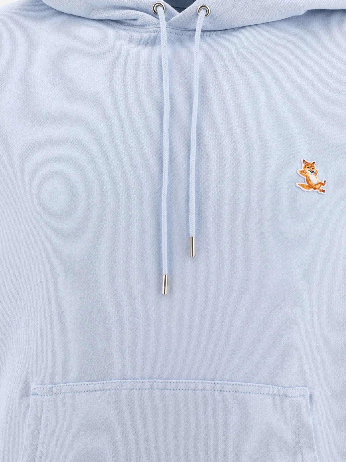 Hoodies 100% cotton  Light blue - Maison Kitsuné Men | PDP | VIETTI Online Store | Zoom-Modal_3
