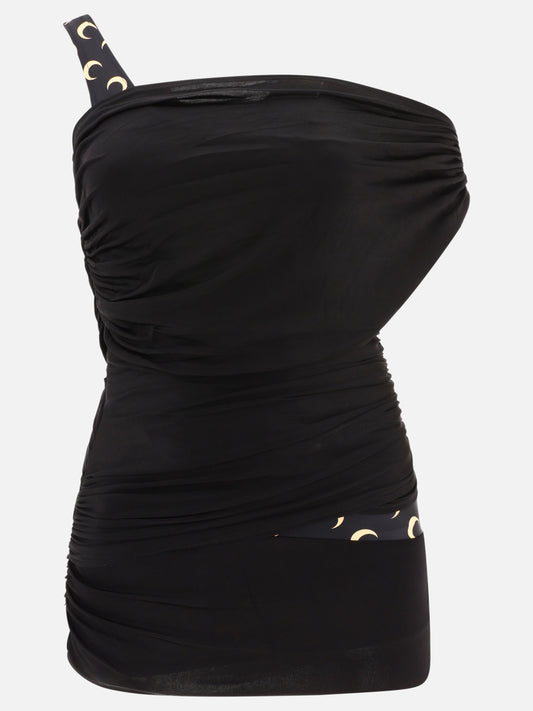 Mini dresses 95% viscose 5% elastane  Black - Marine Serre Women | PLP | VIETTI Online Store 
