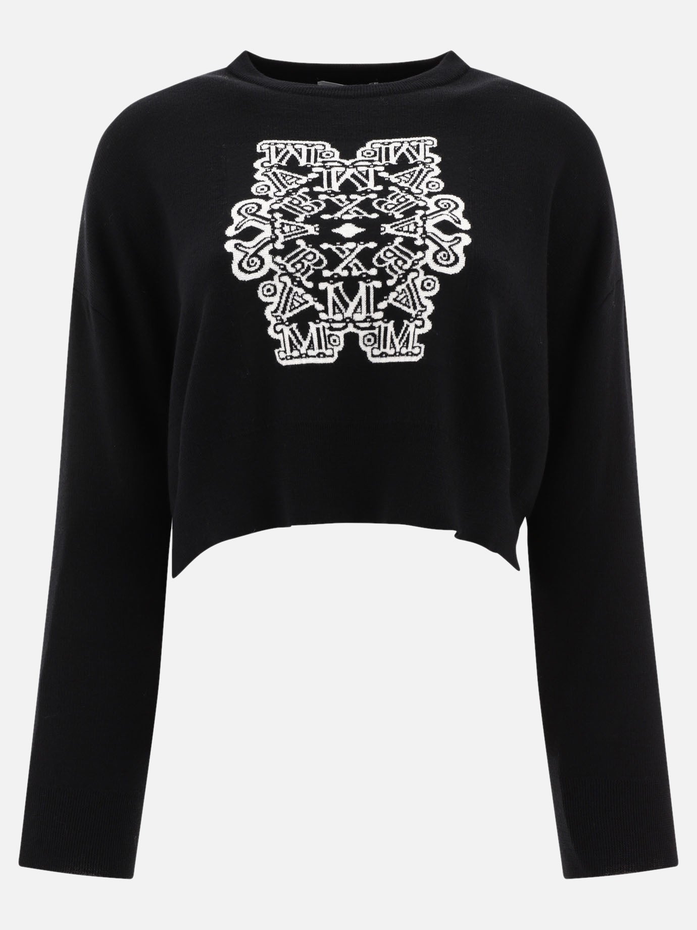 Crewneck sweaters 100% lana vergine  Black - Max Mara Women | PDP | VIETTI Online Store | thumbnail