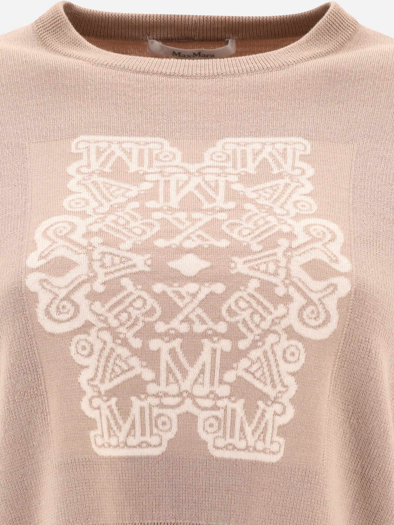 Crewneck sweaters 100% lana vergine  Beige - Max Mara Women | PDP | VIETTI Online Store | Zoom-Modal_3
