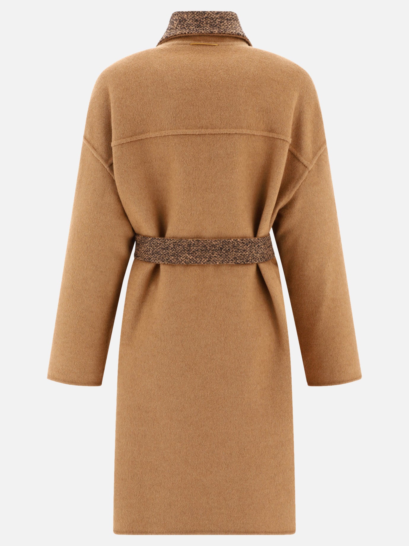 "Evelin" reversible camel and wool coat