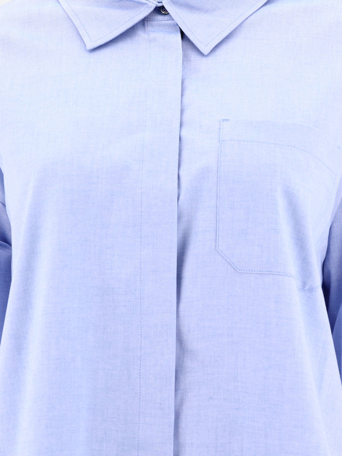 Casual shirts 100% cotone  Light blue - Max Mara S Women | PDP | VIETTI Online Store | thumbnail_3