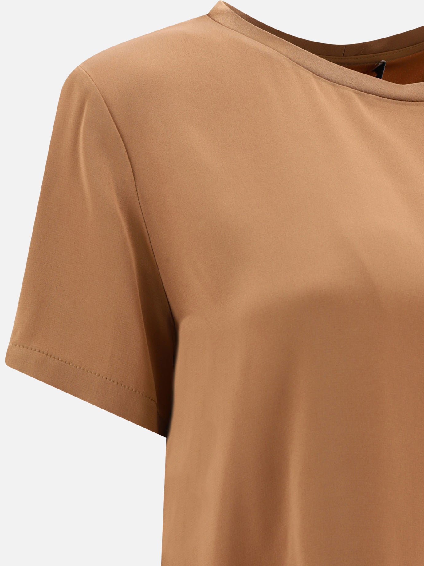 Crewneck t-shirts 2391660139600  Brown - Max Mara S Women | PDP | VIETTI Online Store | thumbnail_4