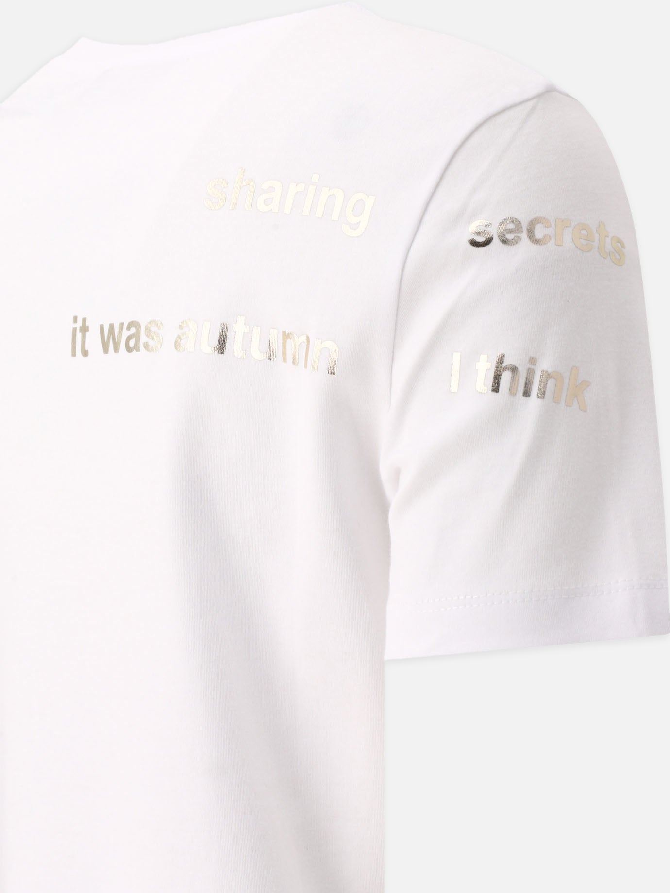 Crewneck t-shirts 100% cotone  White - Max Mara S Women | PDP | VIETTI Online Store | thumbnail_4