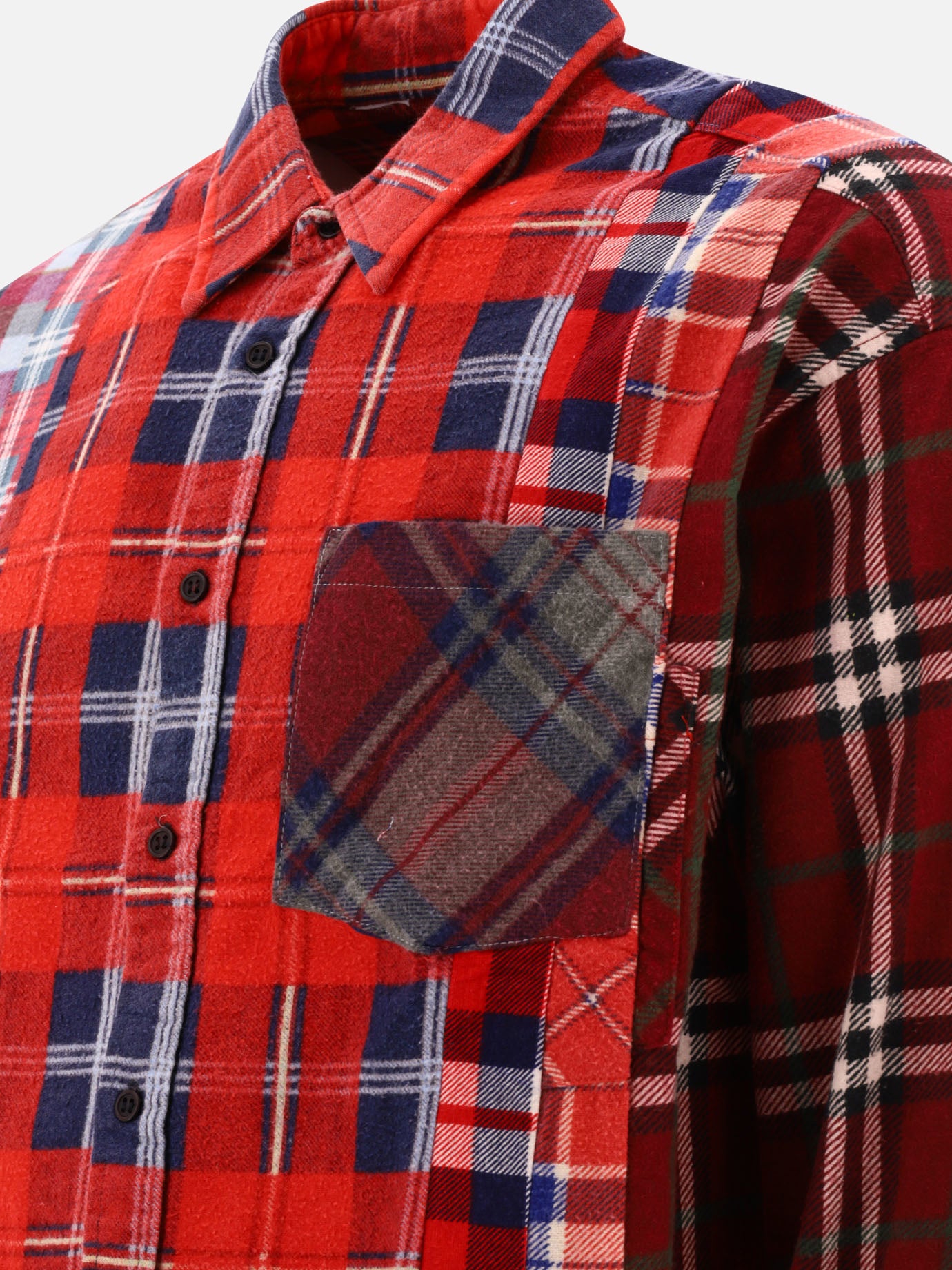 Casual shirts 100% cotton  Red - Needles Men | PDP | VIETTI Online Store | thumbnail_4