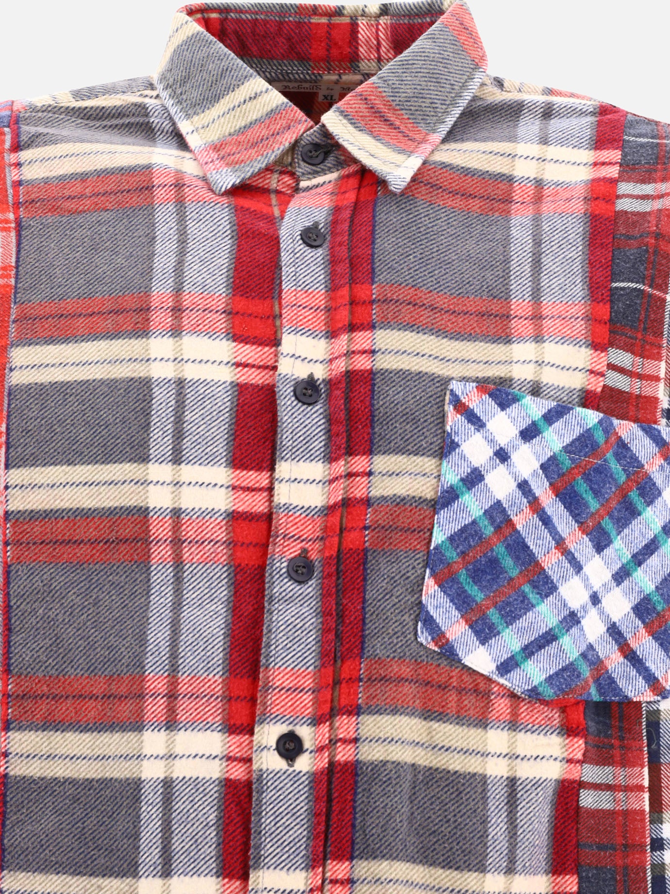 Casual shirts 100% cotton  Red - Needles Men | PDP | VIETTI Online Store | thumbnail_3