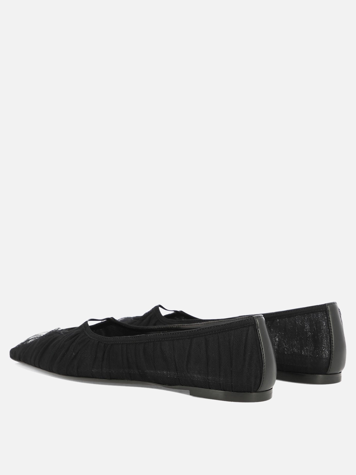 Pointed-toe ballet flats