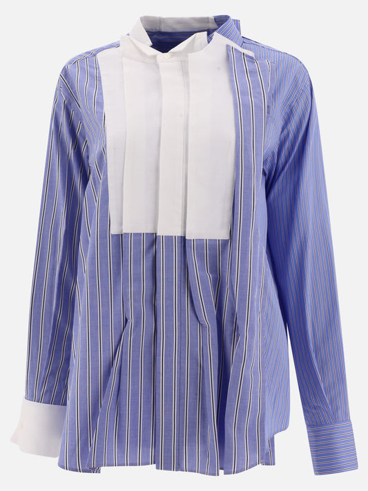 Casual shirts 100% cotton  Light blue - Sacai Women | PLP | VIETTI Online Store 
