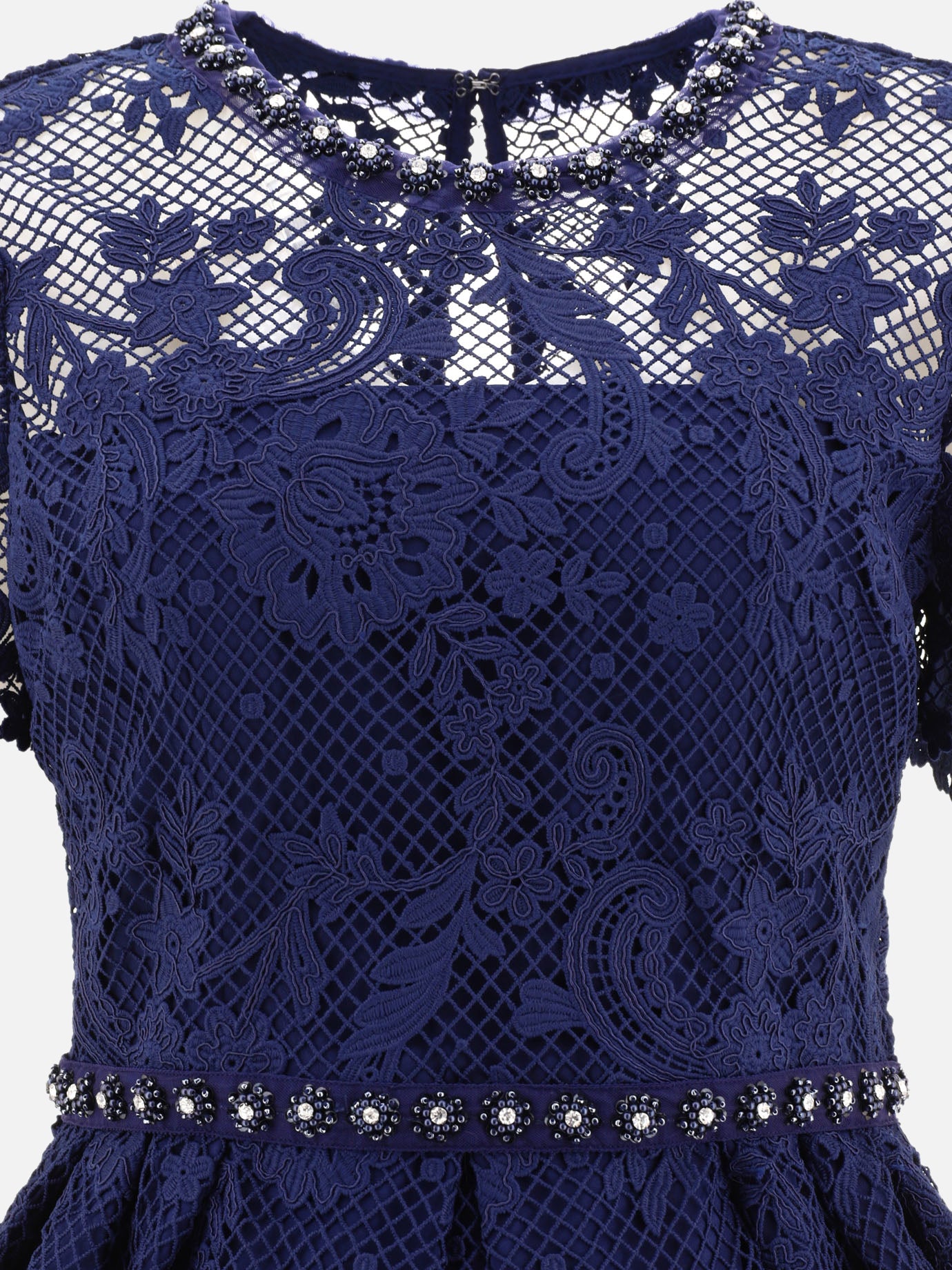 Mini dresses 100% polyester  Blue - Self-portrait Women | PDP | VIETTI Online Store | thumbnail_4