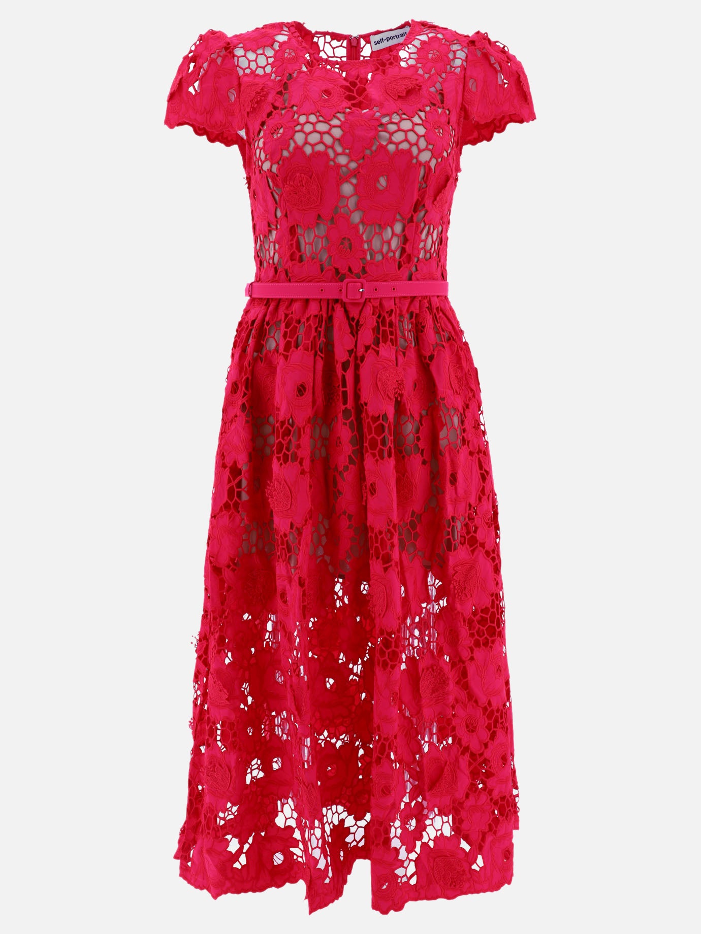 Long dresses 100% cotone  Red - Self-portrait Women | PDP | VIETTI Online Store | thumbnail