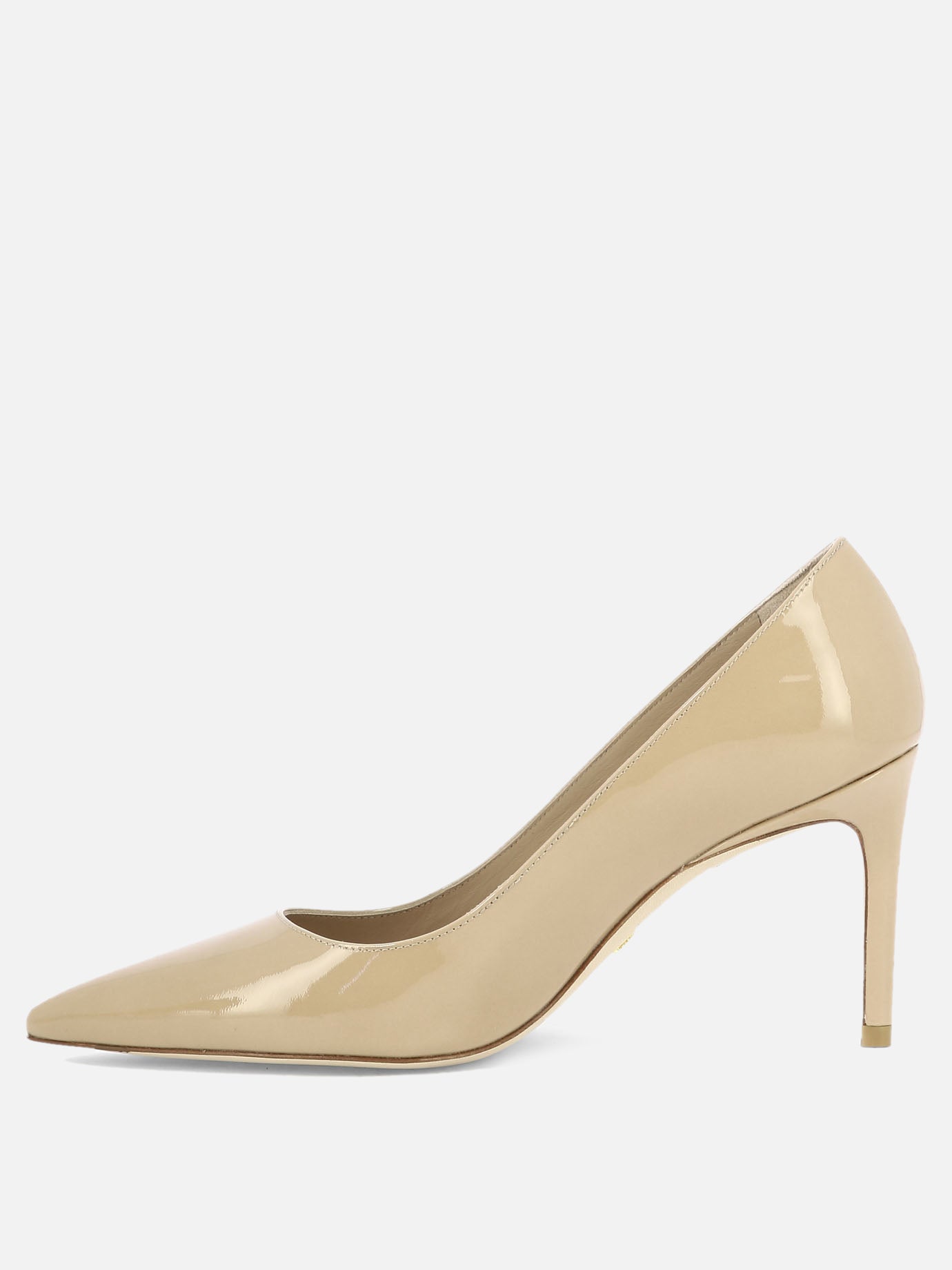 Pumps 100% pelle verniciata - 100% cuoio  Beige - Stuart Weitzman Women | PDP | VIETTI Online Store | Zoom-Modal_3
