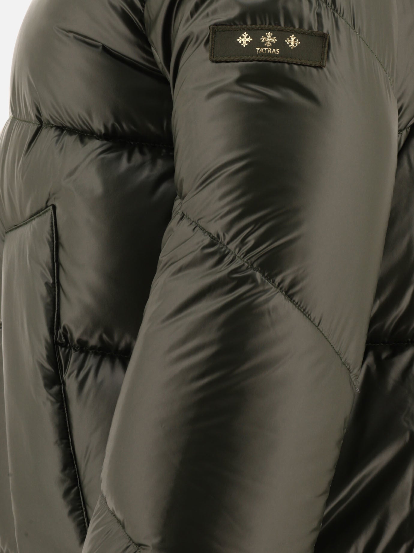 Down jackets 100% nylon - Padding: down and feather  Green - Tatras Women | PDP | VIETTI Online Store | thumbnail_4