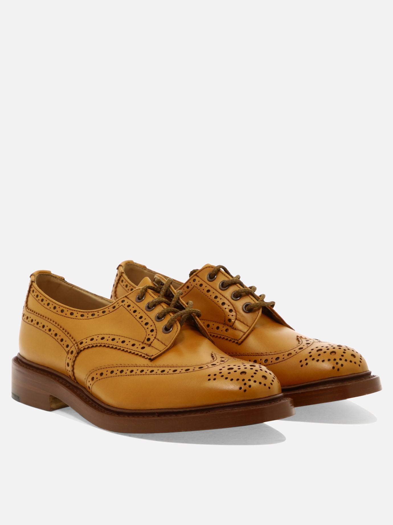 Brogues 100% pelle - 100% cuoio  Beige - Tricker's Men | PDP | VIETTI Online Store | Zoom-Modal_2
