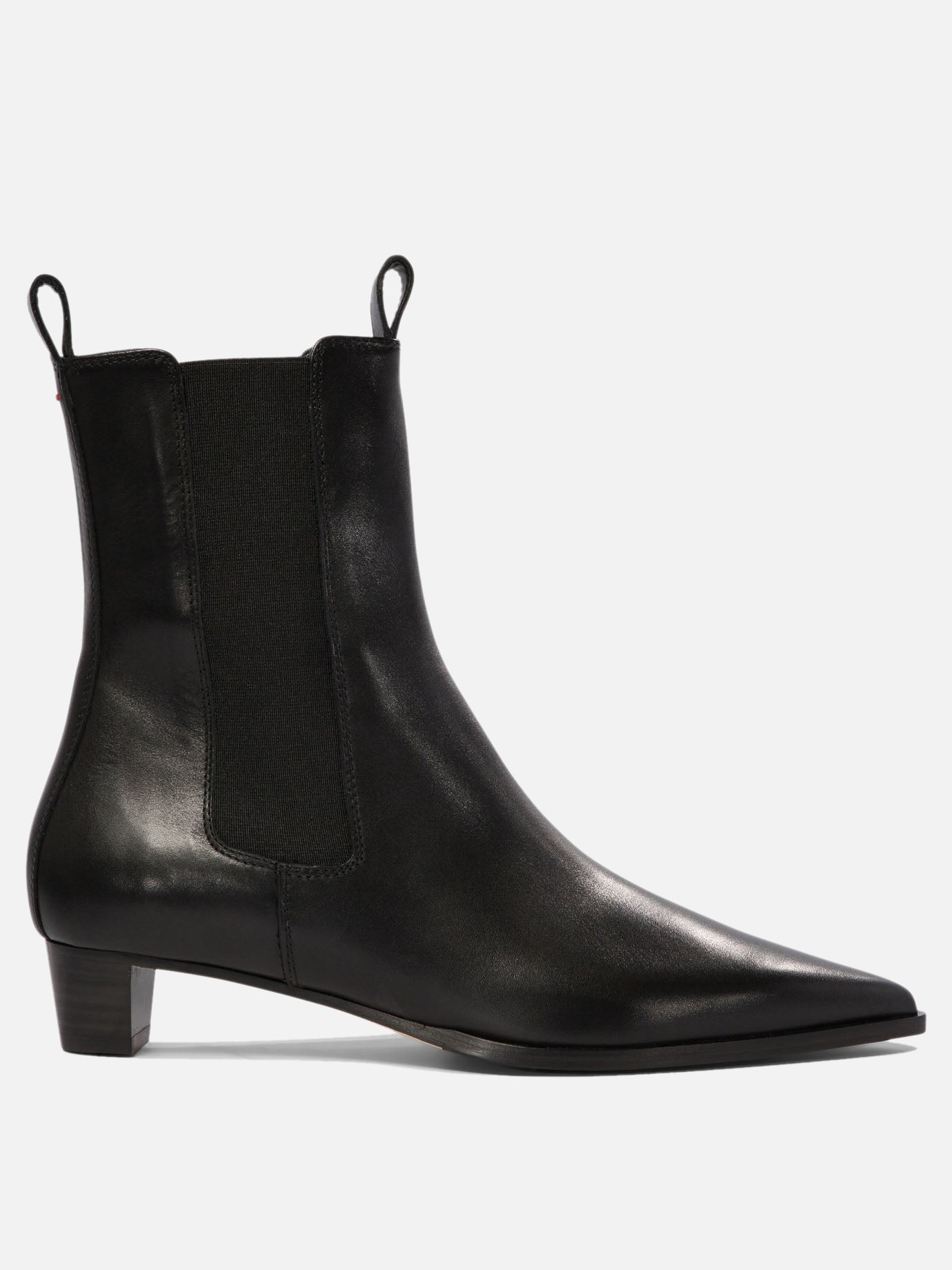 Pull-on boots 100% leather - 70% leather 30% rubber  Black - Aeyde Women | PDP | VIETTI Online Store | Zoom-Modal
