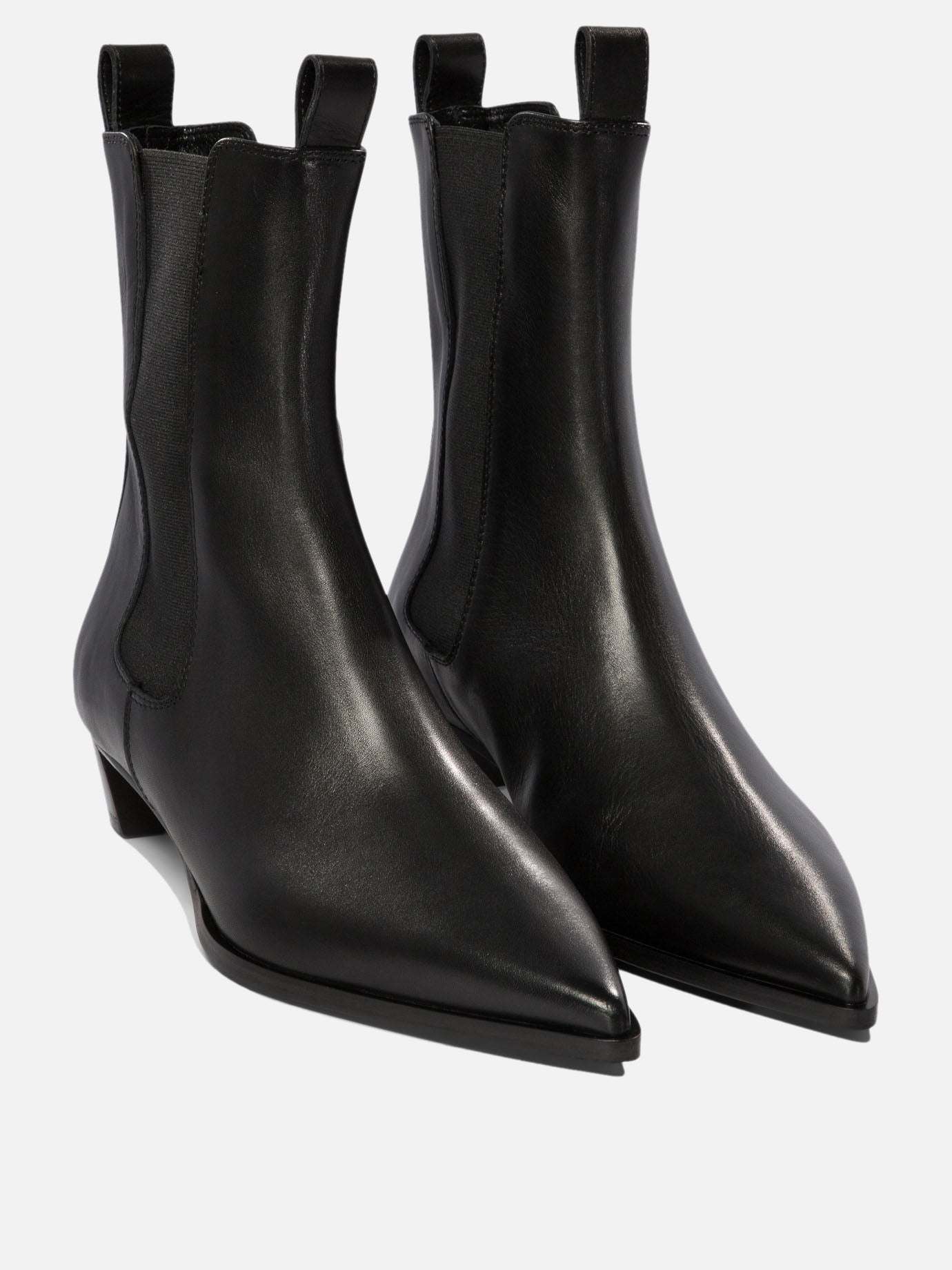 Pull-on boots 100% leather - 70% leather 30% rubber  Black - Aeyde Women | PDP | VIETTI Online Store | Zoom-Modal_2
