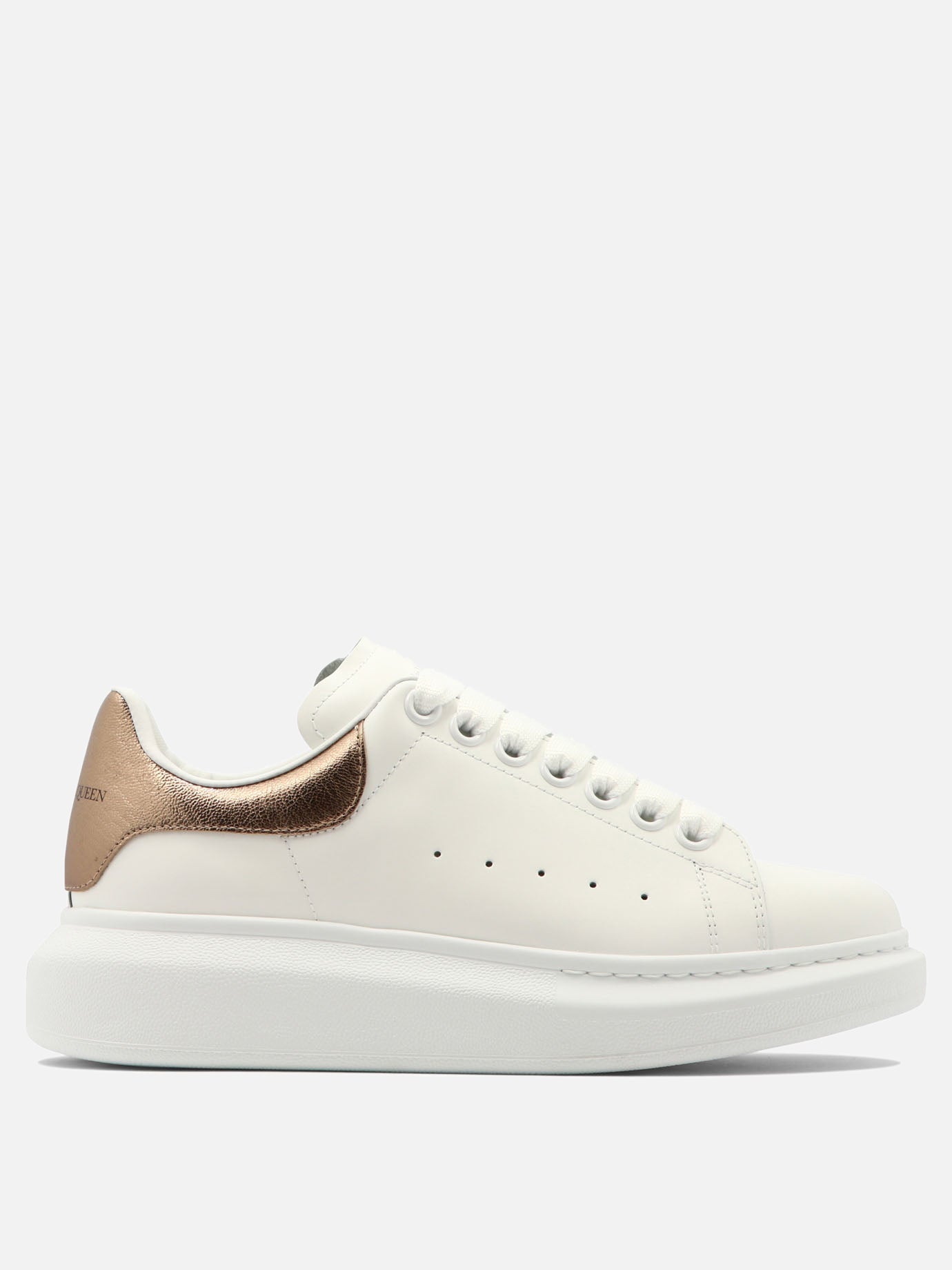 Low top sneakers 100% leather - 100% rubber  White - Alexander McQueen Women | PDP | VIETTI Online Store | thumbnail