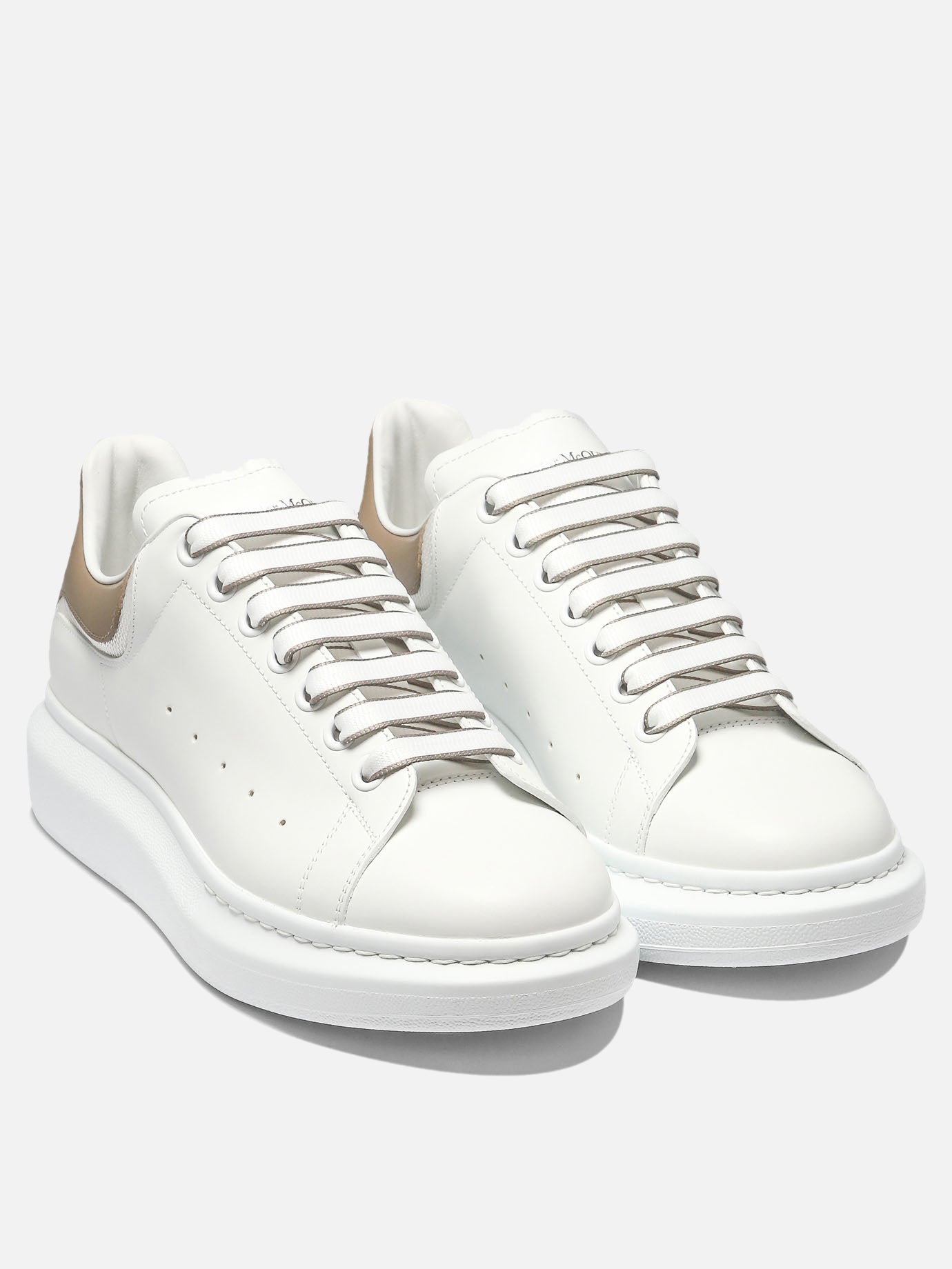 Low top sneakers 100% calf leather - 100% rubber  White - Alexander McQueen Men | PDP | VIETTI Online Store | Zoom-Modal_2
